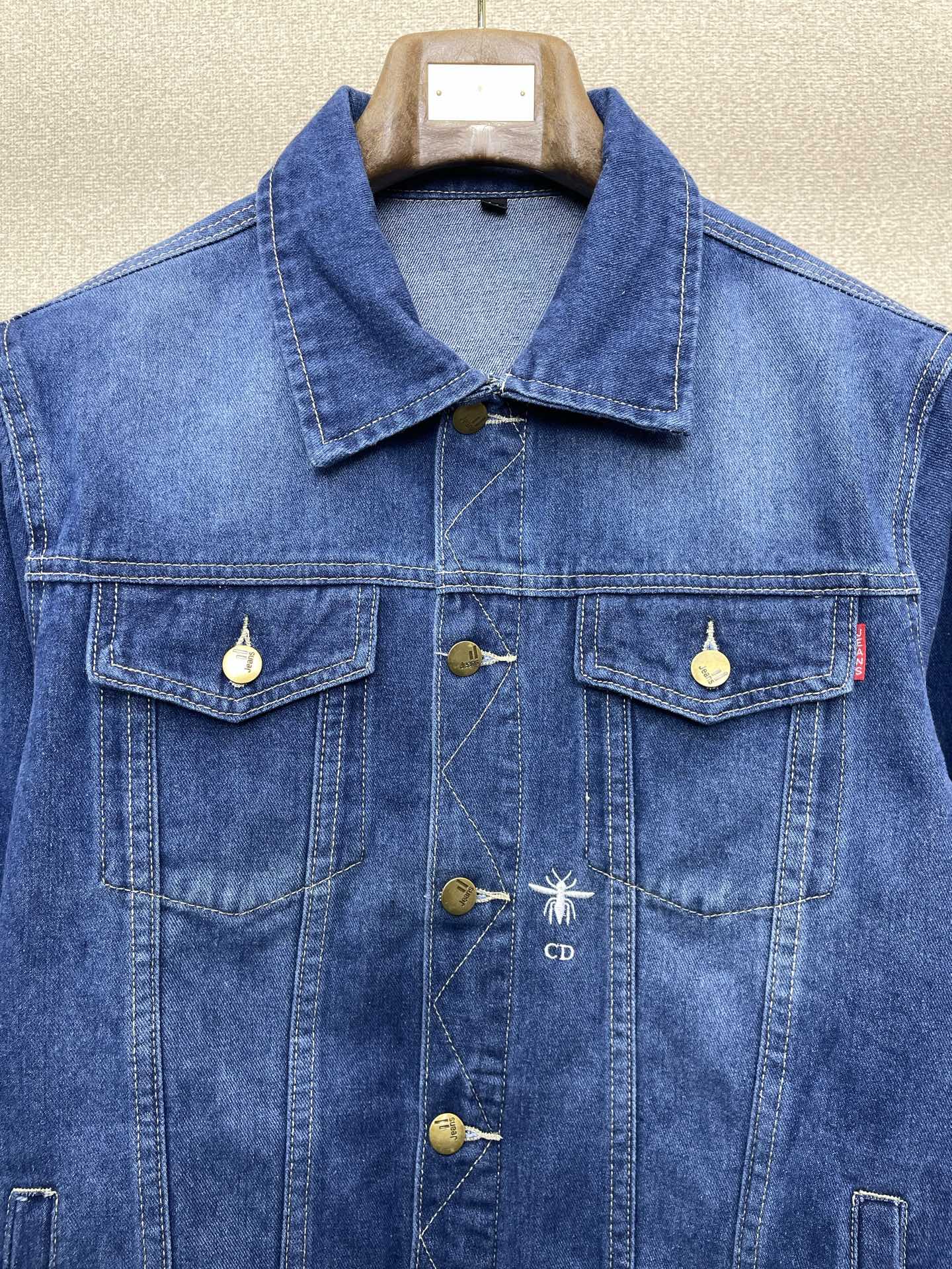 支持跨年售后！。Dior迪奥💥独家专供新款原单男士休闲牛仔外套 高端定制 高版本 时尚百搭爆款⚠️⚠️✨