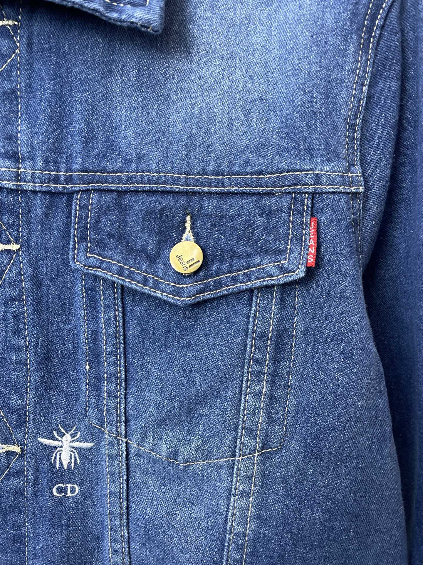 支持跨年售后！。Dior迪奥💥独家专供新款原单男士休闲牛仔外套 高端定制 高版本 时尚百搭爆款⚠️⚠️✨