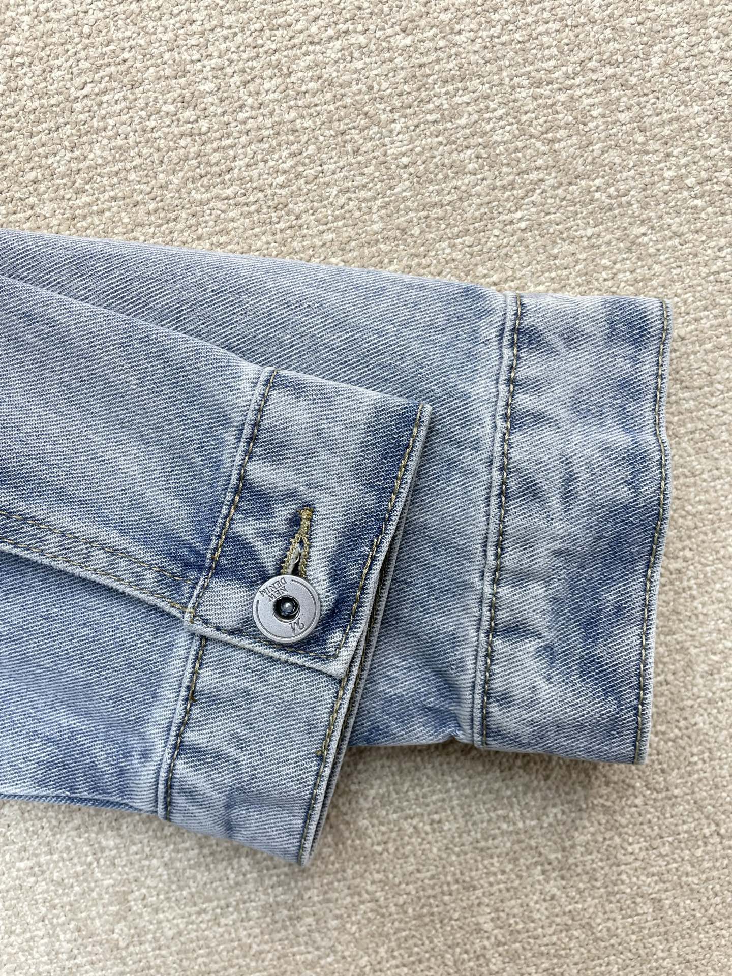 支持跨年售后！。Hermès爱马仕💥独家专供新款原单男士休闲牛仔外套 高端定制 高版本 时尚百搭爆款⚠️