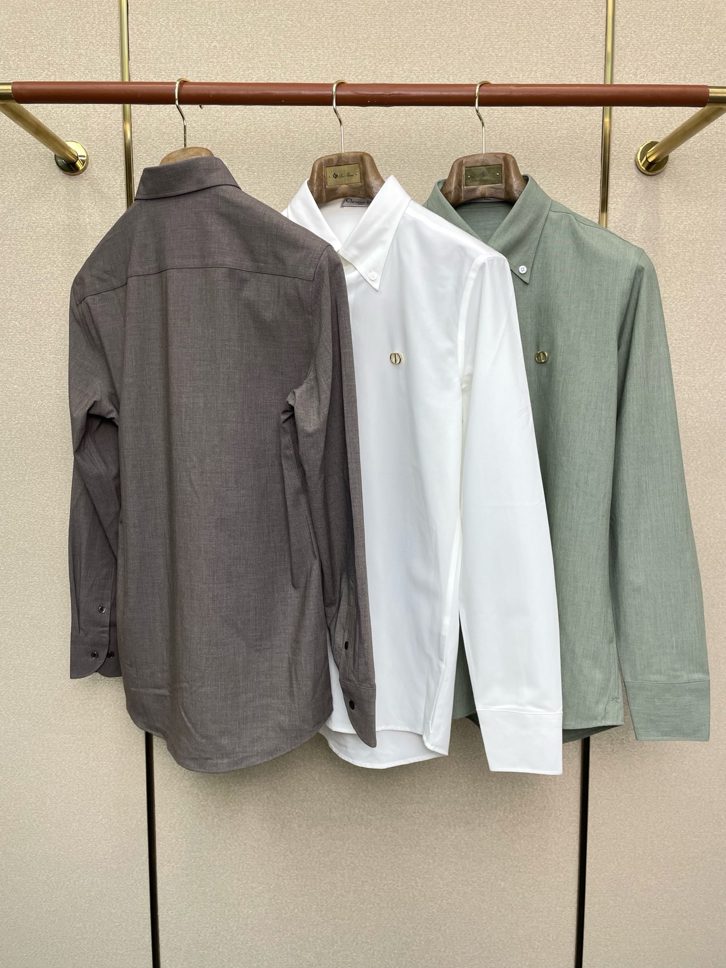 。Dior迪奥💥砸锅卖铁都要上的新款！新款原单男士休闲长袖衬衫 高端定制 高端版本 时尚百搭爆款⚠️⚠️