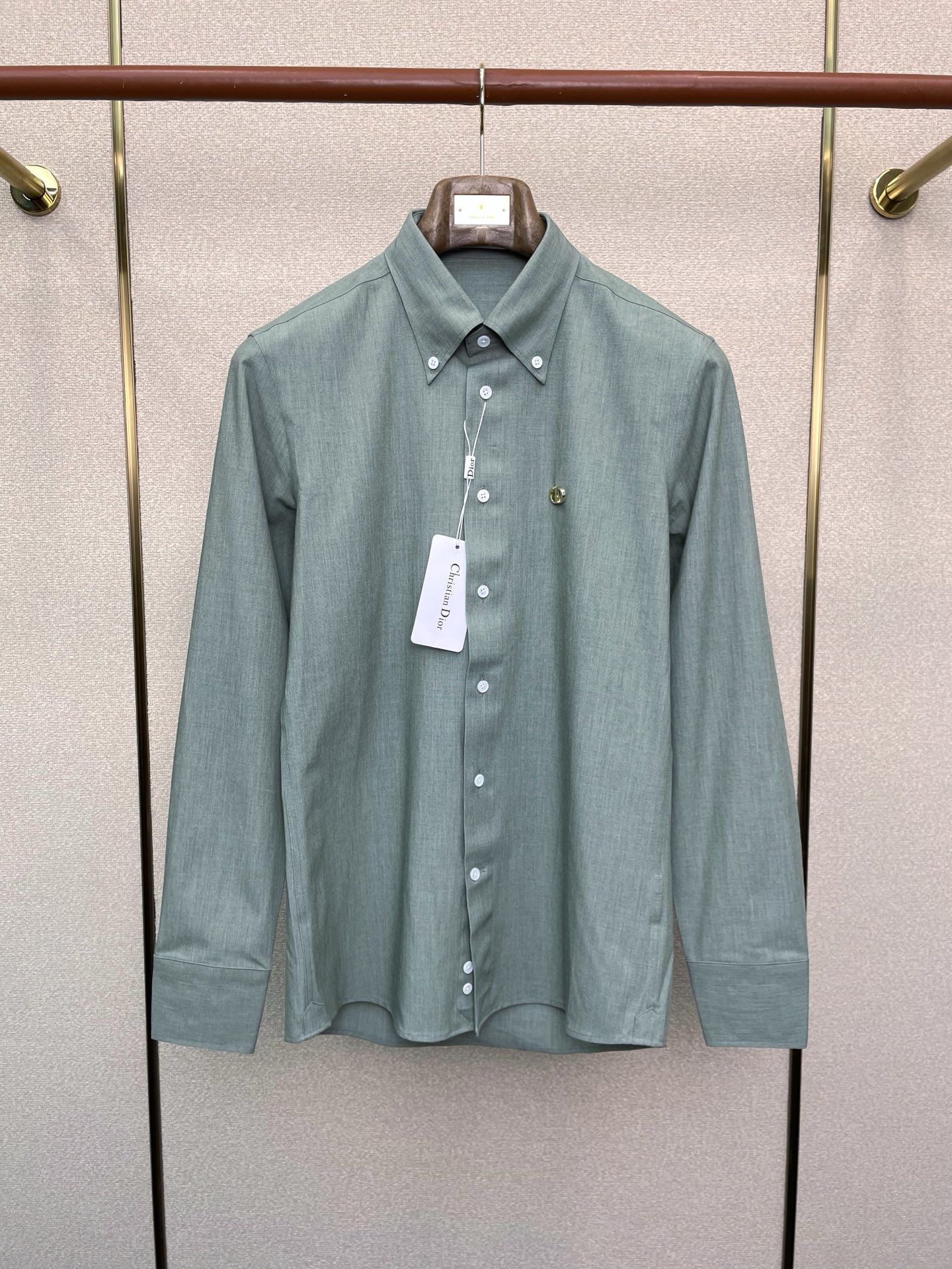 。Dior迪奥💥砸锅卖铁都要上的新款！新款原单男士休闲长袖衬衫 高端定制 高端版本 时尚百搭爆款⚠️⚠️