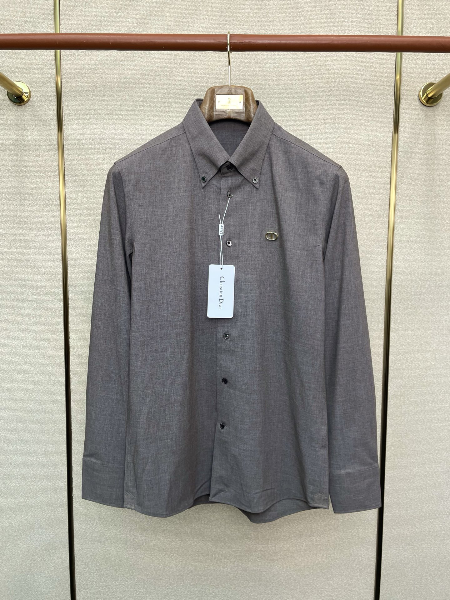 。Dior迪奥💥砸锅卖铁都要上的新款！新款原单男士休闲长袖衬衫 高端定制 高端版本 时尚百搭爆款⚠️⚠️