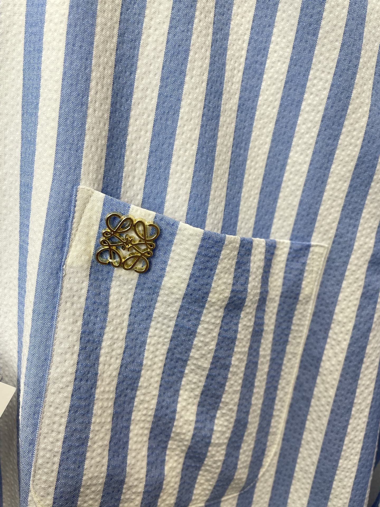 支持跨年售后！。LOEWE罗意威💥独家专供新款原单男士休闲长袖衬衫 高端定制 高端版本 时尚百搭爆款⚠️