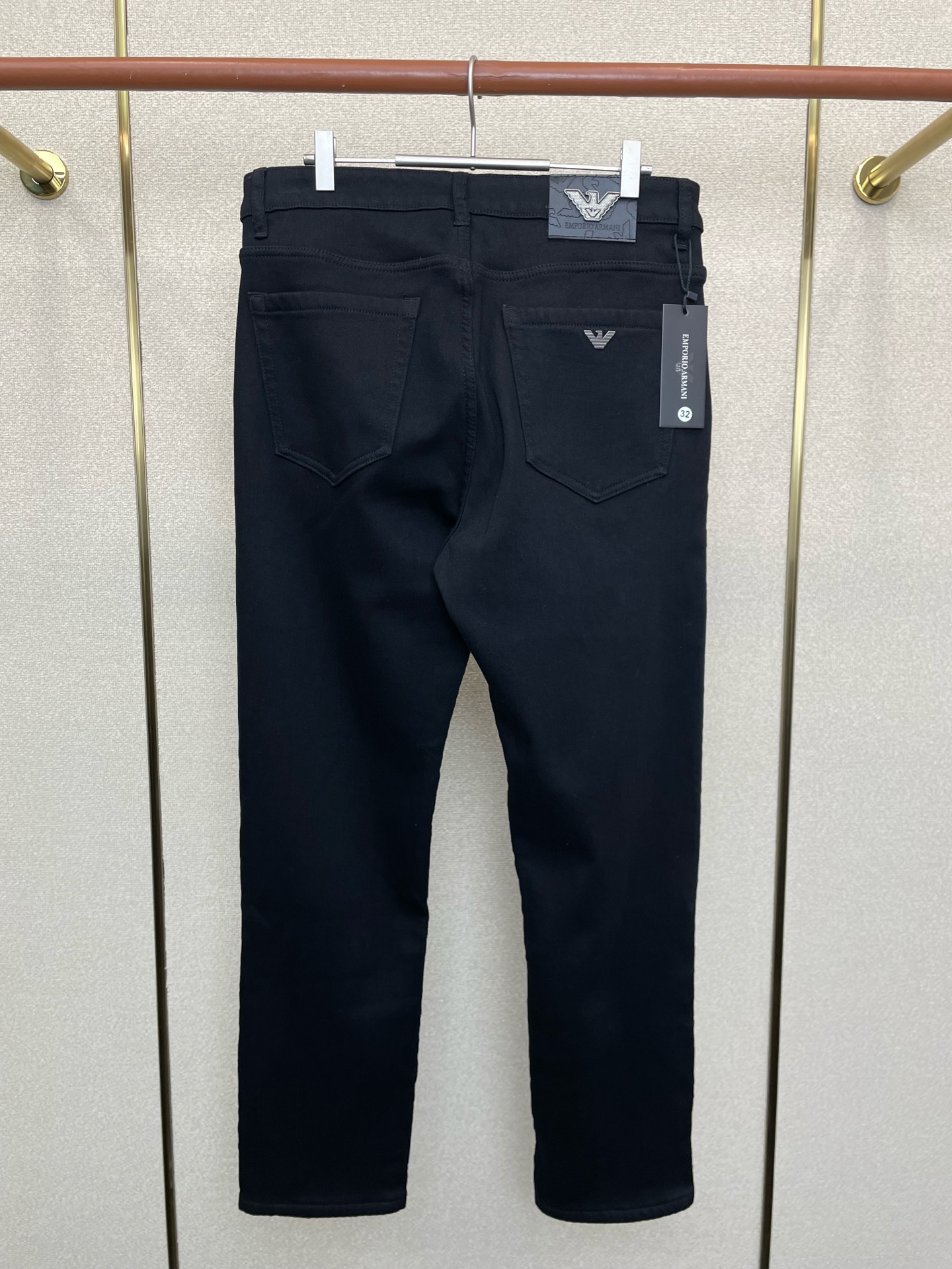 。ARMANI阿玛尼💥砸锅卖铁都要上的新款！新款休闲牛仔裤👖高端版本 专柜定制面料 内里加绒面料 透气舒