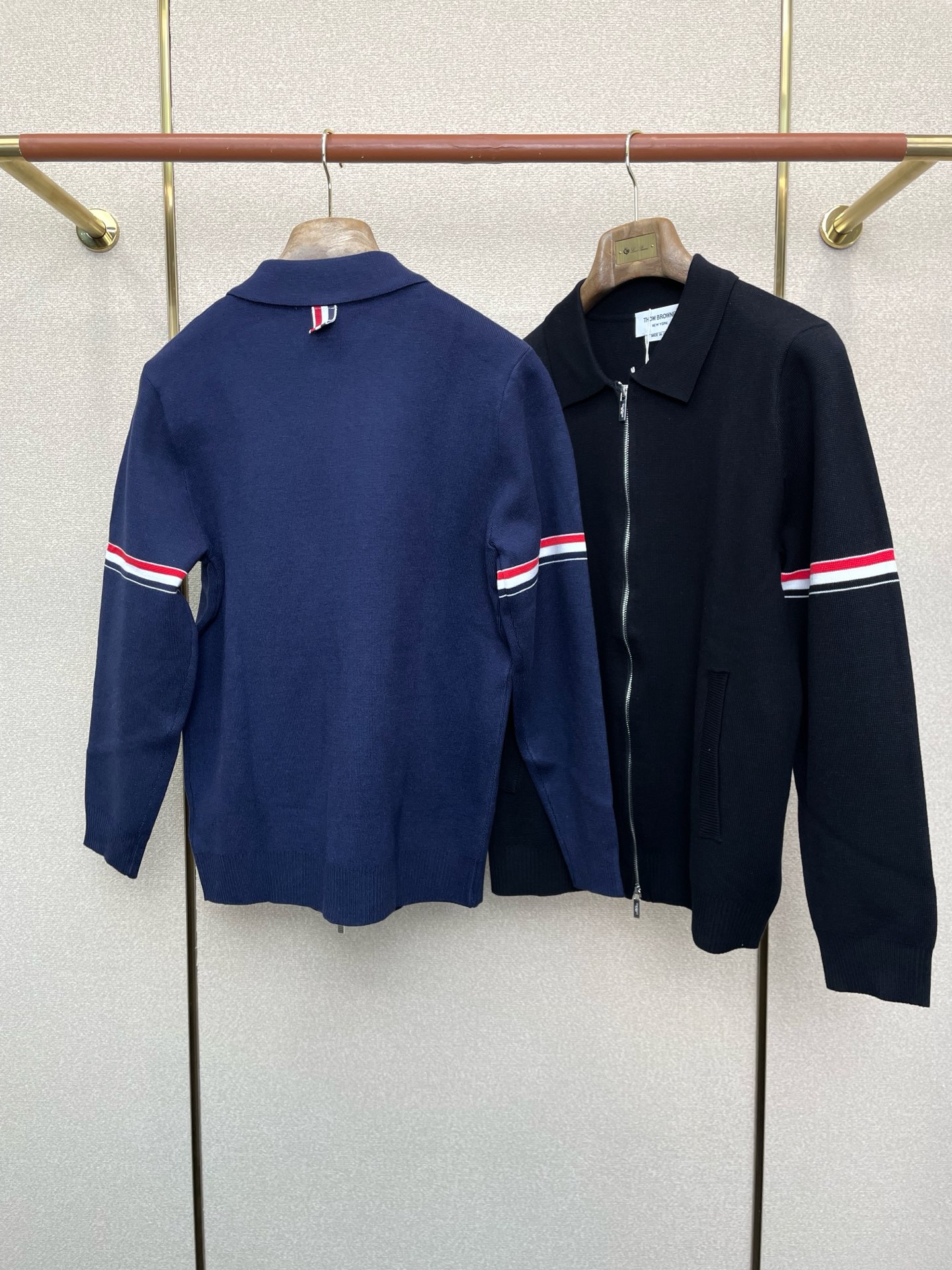 。Thom Browne汤姆布朗💥砸锅卖铁都要上的新款！新款原单男士拉链毛衣 高端定制 高端版本 时尚百