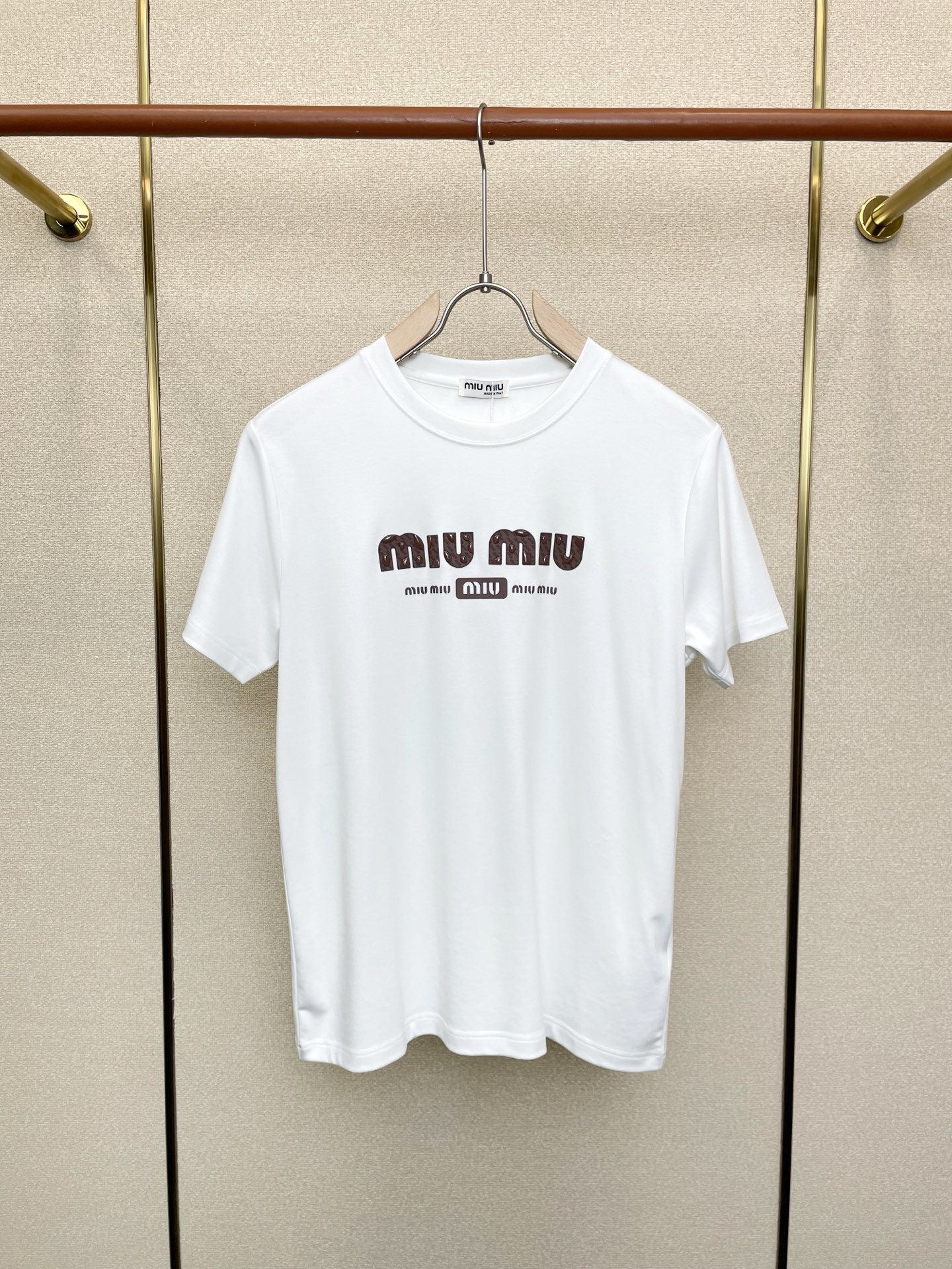 。Miumiu谬谬💥独家专供新款原单男士休闲短袖 高端定制 高端版本 时尚百搭爆款⚠️⚠️✨✨进口面料 