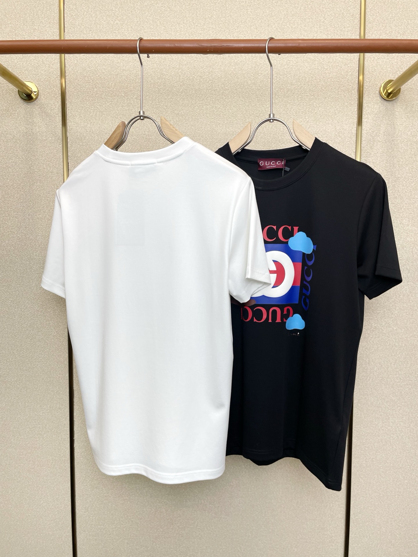 。Gucci古驰💥独家专供新款原单男士休闲短袖 高端定制 高端版本 时尚百搭爆款⚠️⚠️✨✨进口面料 手