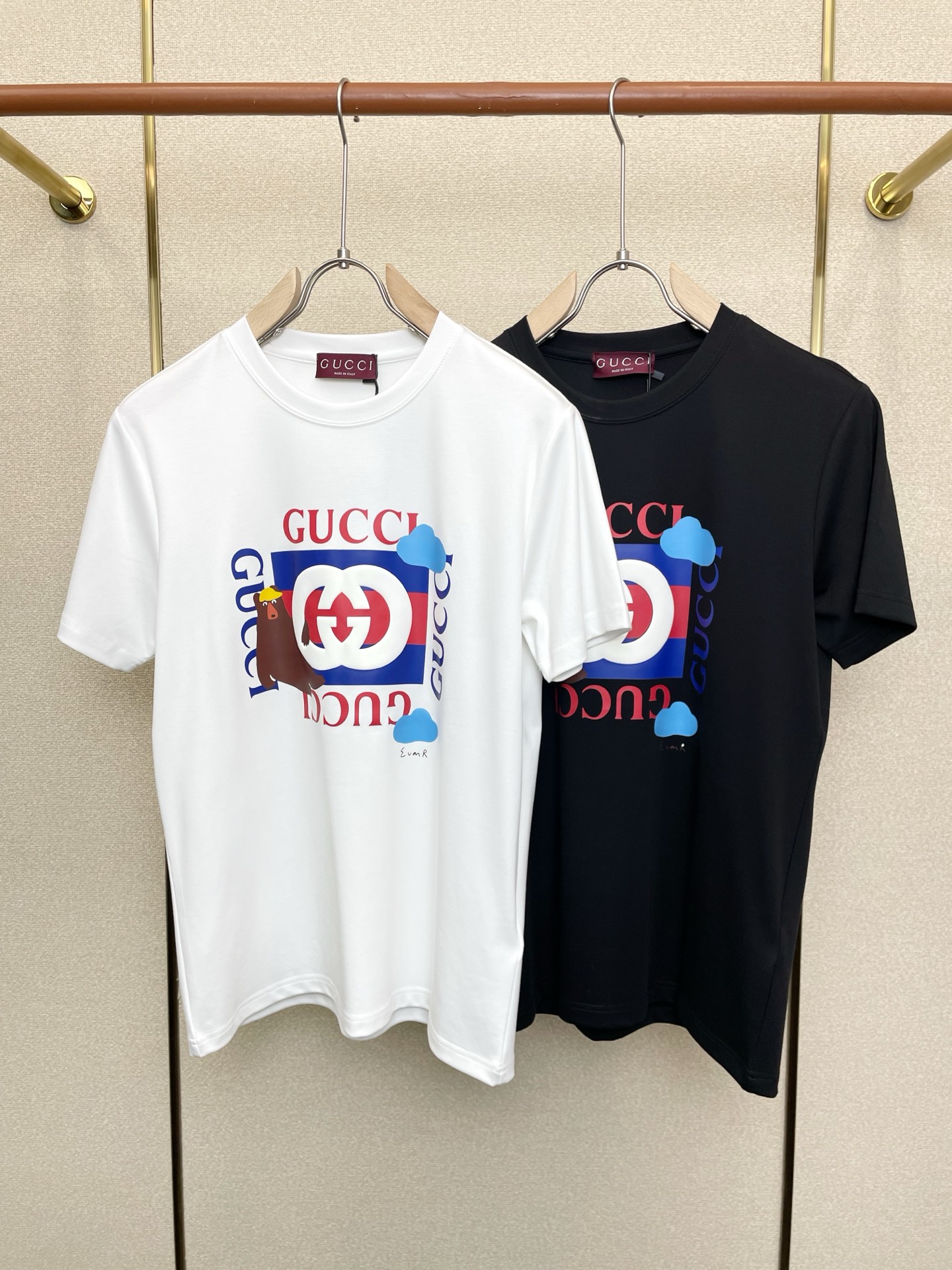 。Gucci古驰💥独家专供新款原单男士休闲短袖 高端定制 高端版本 时尚百搭爆款⚠️⚠️✨✨进口面料 手