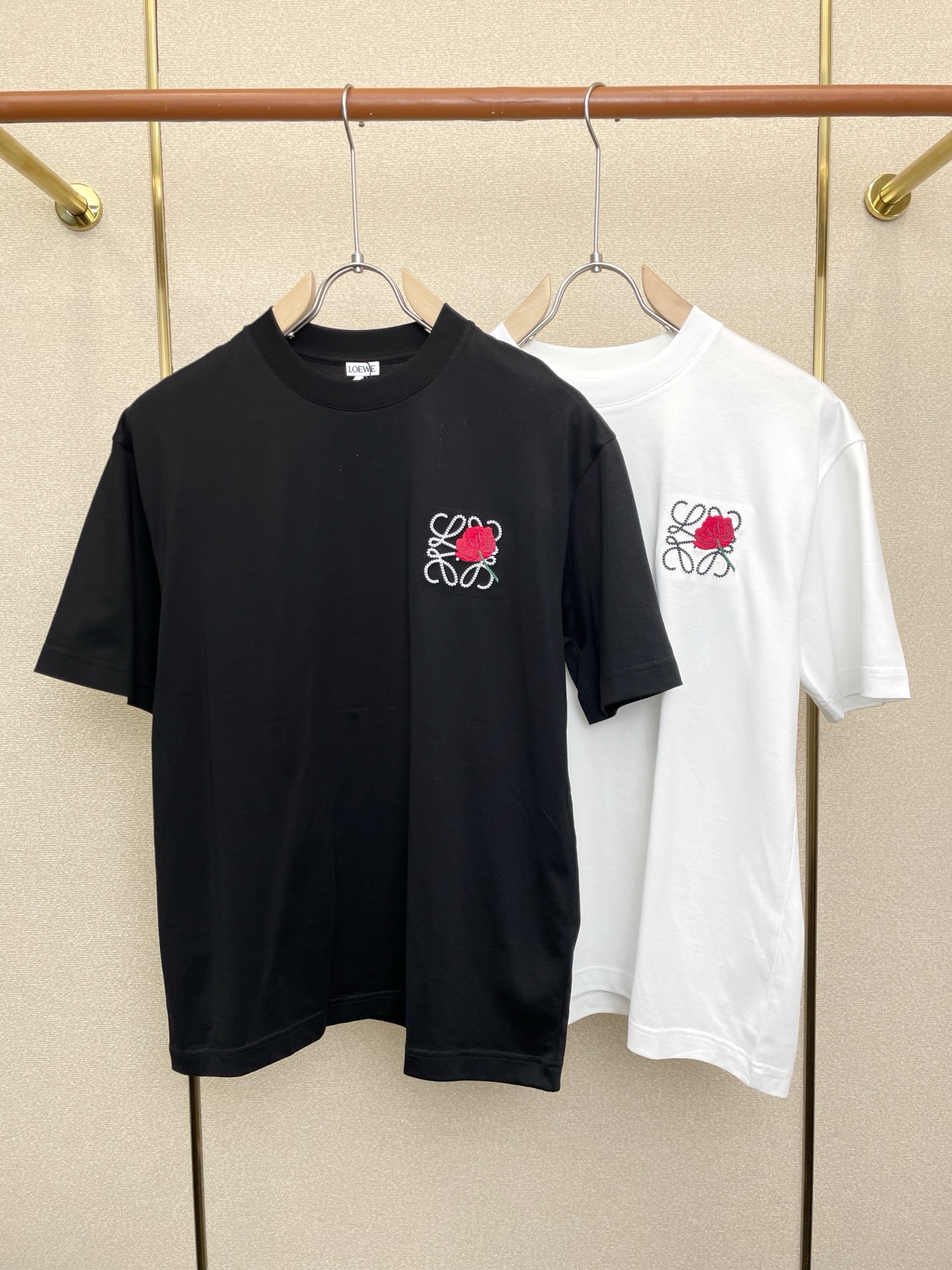 支持跨年售后！。LOEWE罗意威💥独家专供新款原单男士休闲短袖 高端定制 高端版本 时尚百搭爆款⚠️⚠️