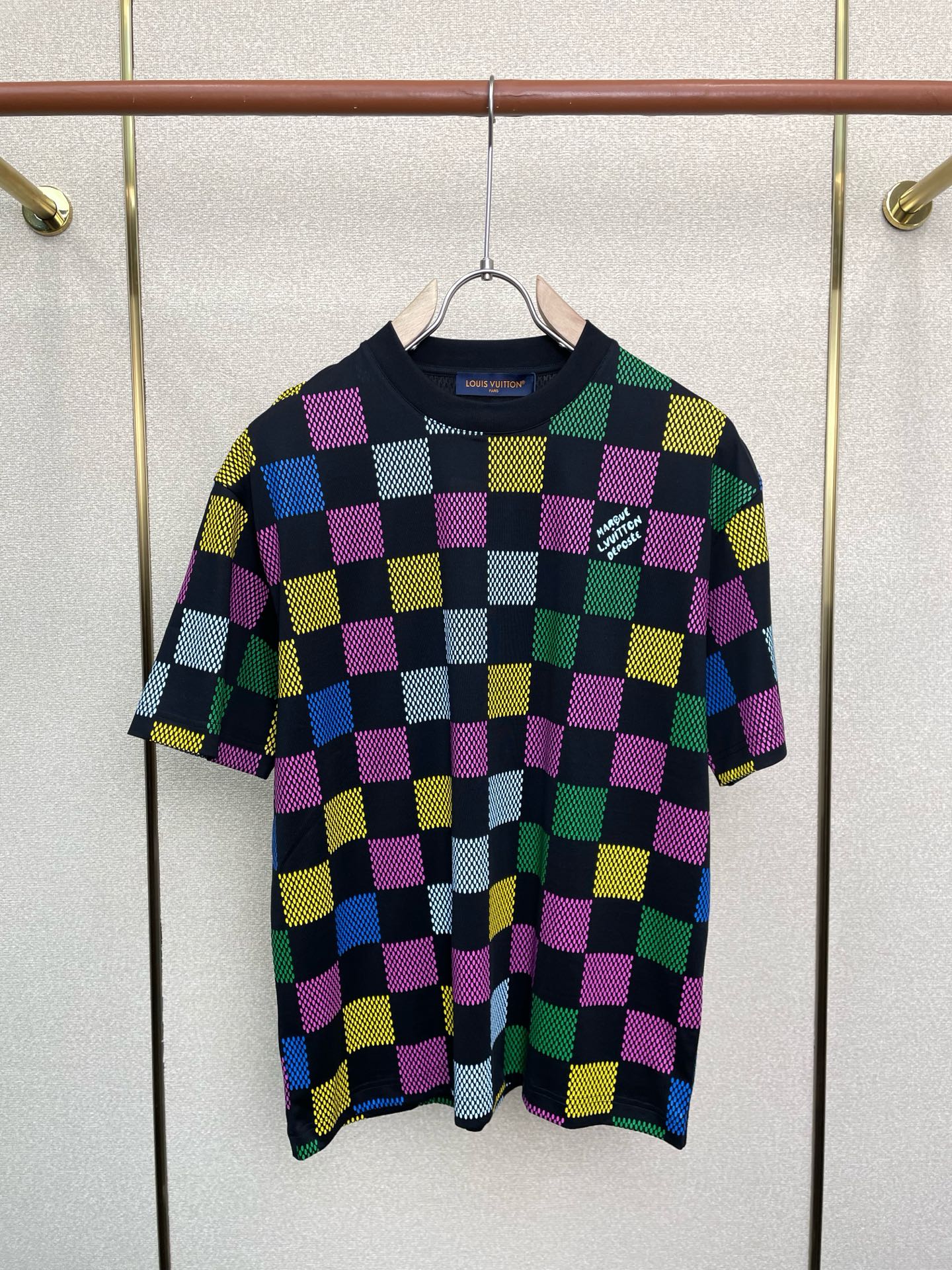 支持跨年售后！。Louis Vuitton路易威登💥独家专供新款原单男士休闲短袖 高端定制 高端版本 时