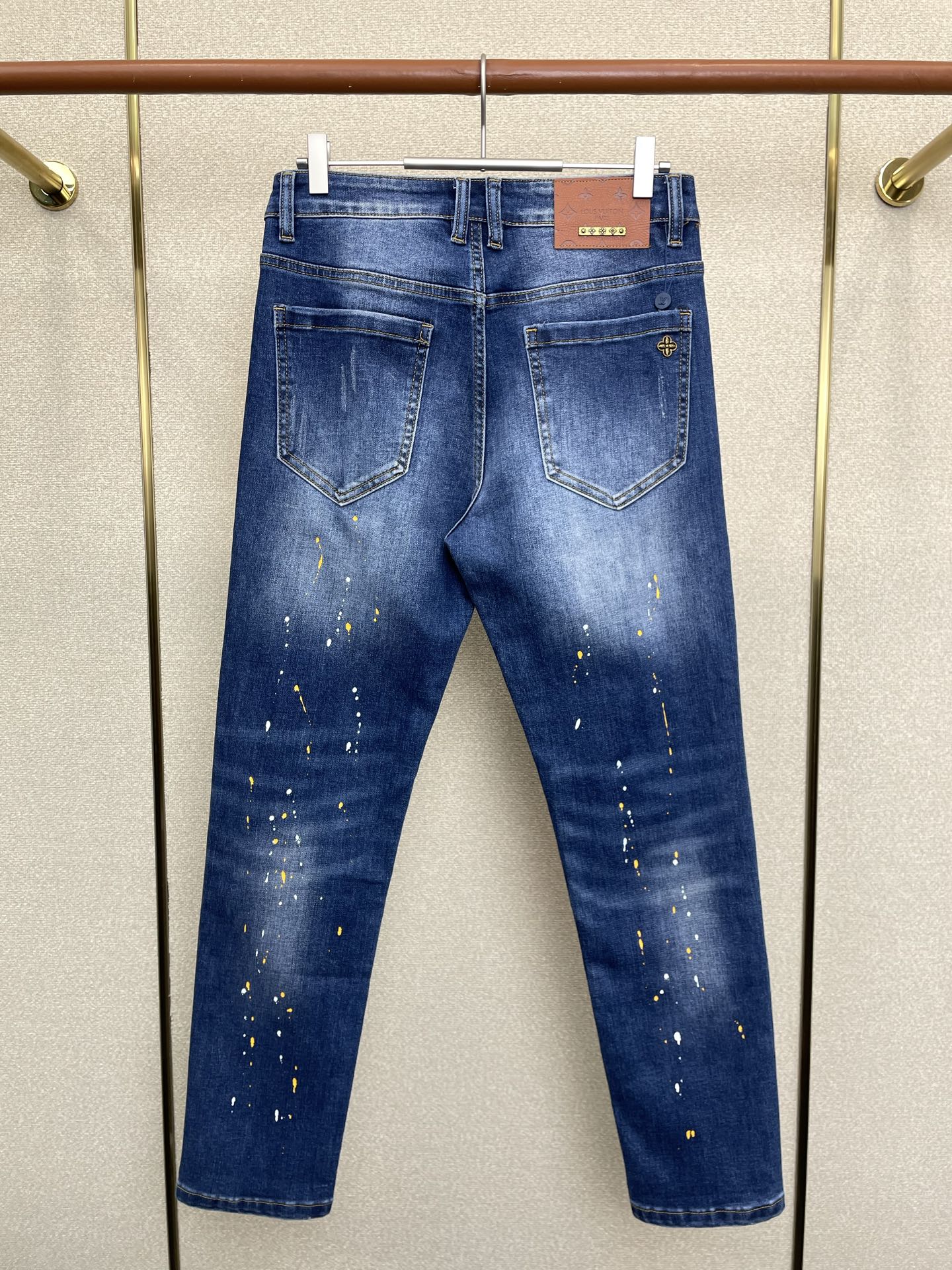 支持跨年售后！。Louis Vuitton路易威登💥独家专供新款休闲牛仔裤👖高端版本！专柜定制面料 透气