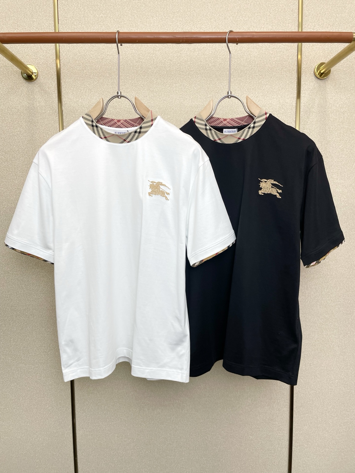 支持跨年售后！。Burberry巴宝莉💥独家专供新款原单男士休闲短袖 高端定制 高端版本 时尚百搭爆款⚠