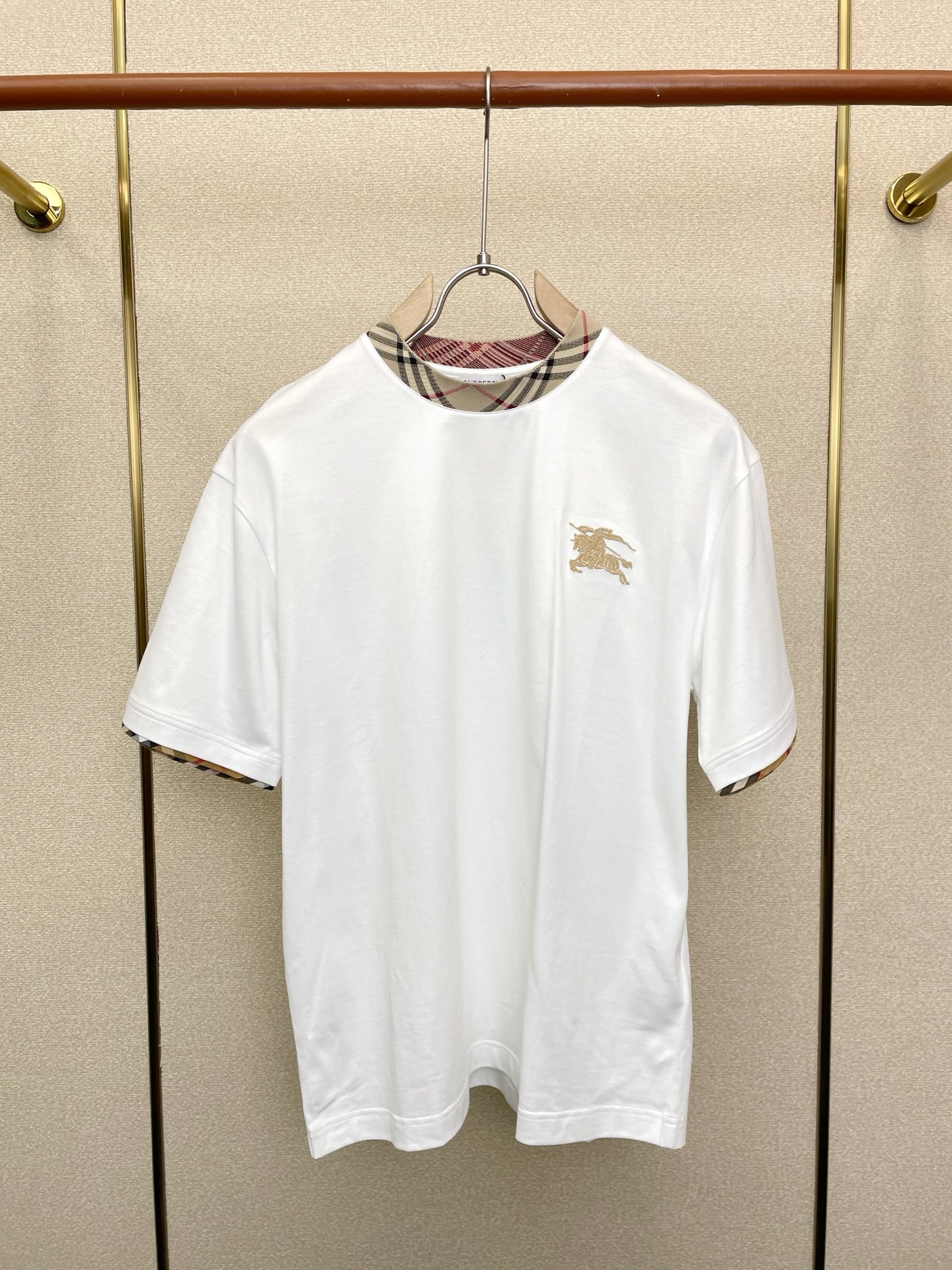 支持跨年售后！。Burberry巴宝莉💥独家专供新款原单男士休闲短袖 高端定制 高端版本 时尚百搭爆款⚠