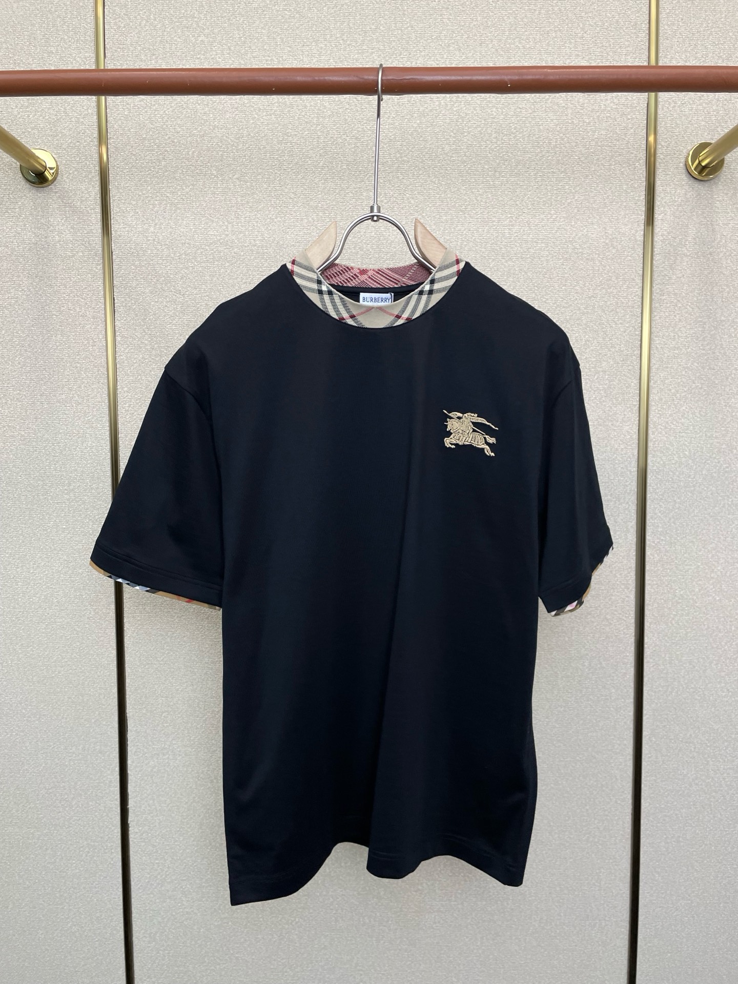 支持跨年售后！。Burberry巴宝莉💥独家专供新款原单男士休闲短袖 高端定制 高端版本 时尚百搭爆款⚠