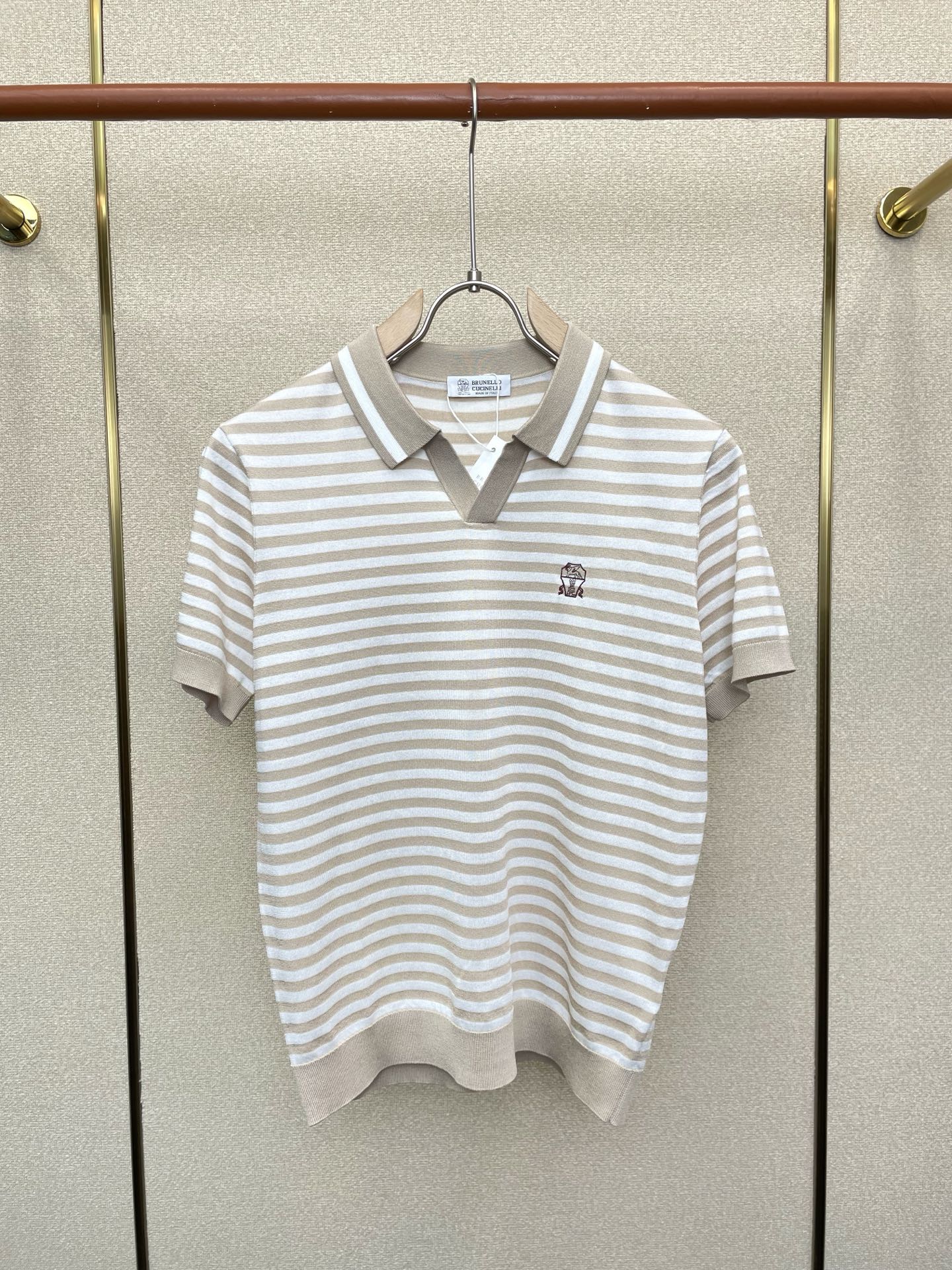 支持跨年售后！。BC-Brunello Cucinali布鲁内洛·库奇内利💥独家专供新款原单男士休闲短袖