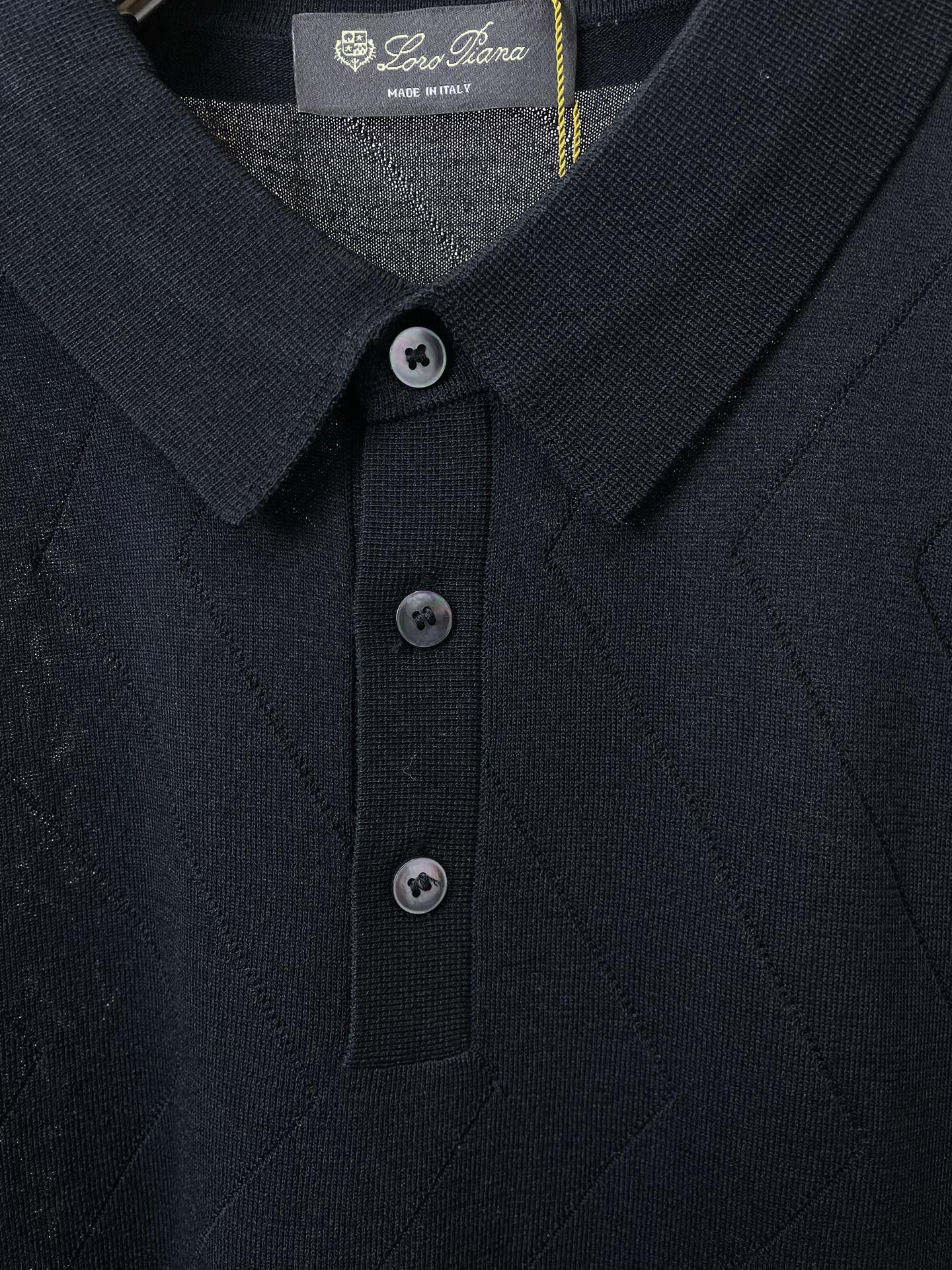 支持跨年售后！。lp🆕-Loro Piana诺悠翩雅💥独家专供新款原单男士休闲短袖 高端定制 高端版本 