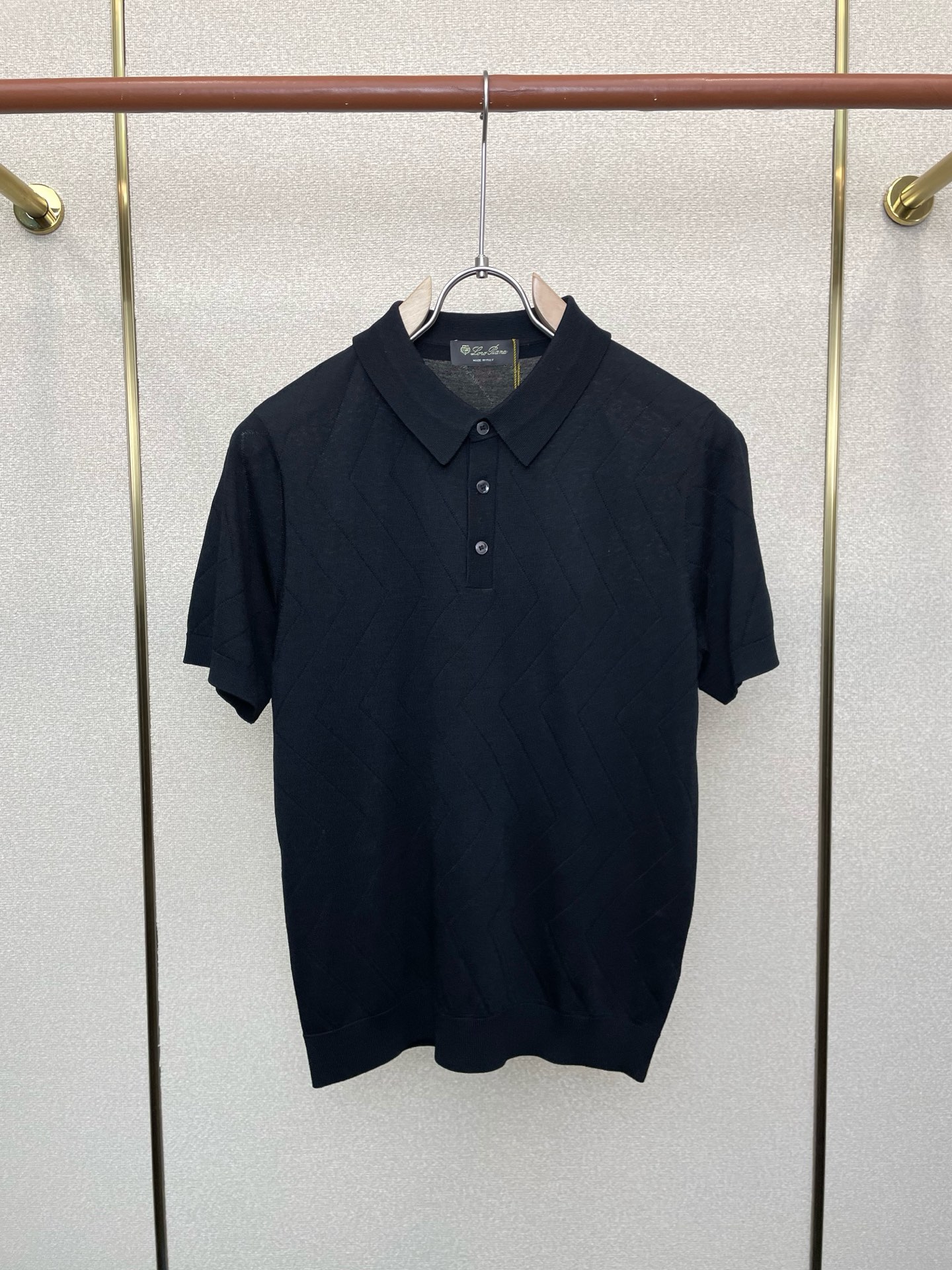 支持跨年售后！。lp🆕-Loro Piana诺悠翩雅💥独家专供新款原单男士休闲短袖 高端定制 高端版本 