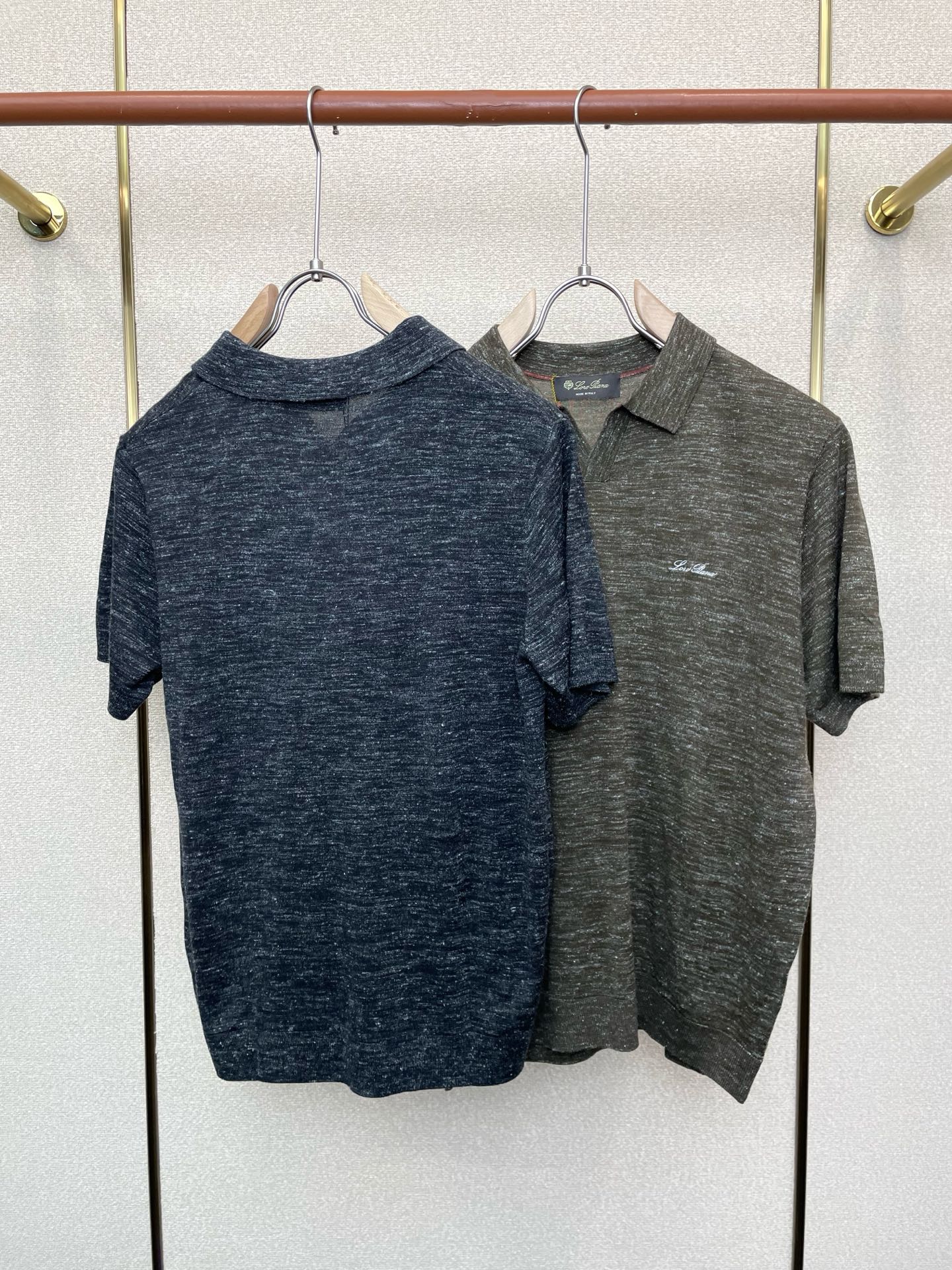 支持跨年售后！。lp🆕-Loro Piana诺悠翩雅💥独家专供新款原单男士休闲短袖 高端定制 高端版本 