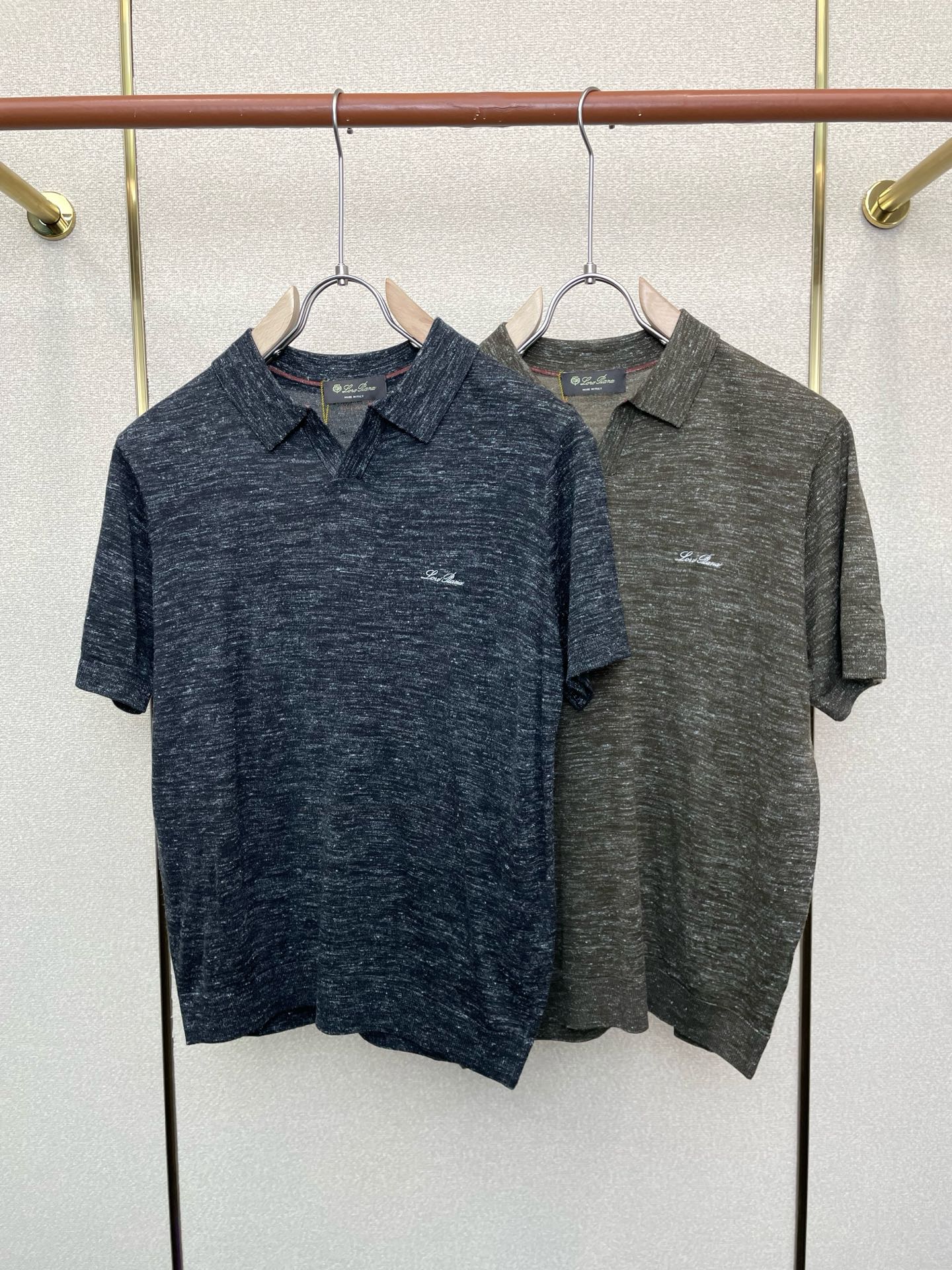 支持跨年售后！。lp🆕-Loro Piana诺悠翩雅💥独家专供新款原单男士休闲短袖 高端定制 高端版本 