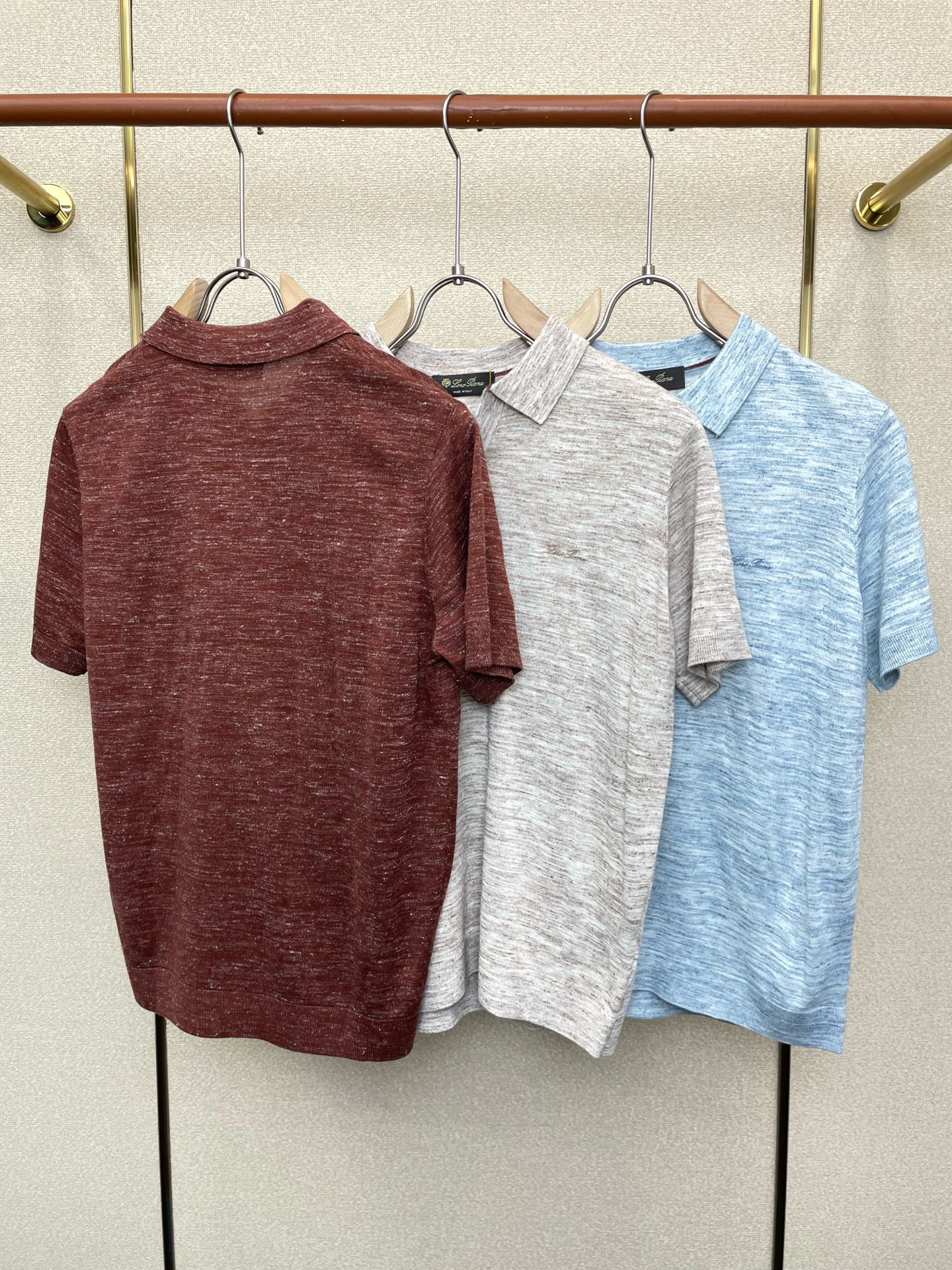 支持跨年售后！。lp🆕-Loro Piana诺悠翩雅💥独家专供新款原单男士休闲短袖 高端定制 高端版本 