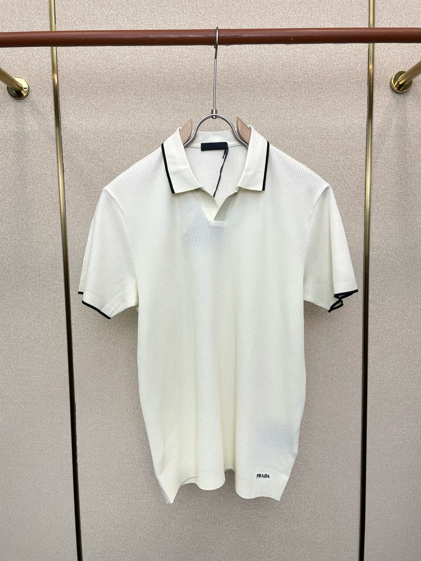 支持跨年售后！。Prada普拉达💥独家专供新款原单男士休闲短袖 高端定制 高端版本 时尚百搭爆款⚠️⚠️