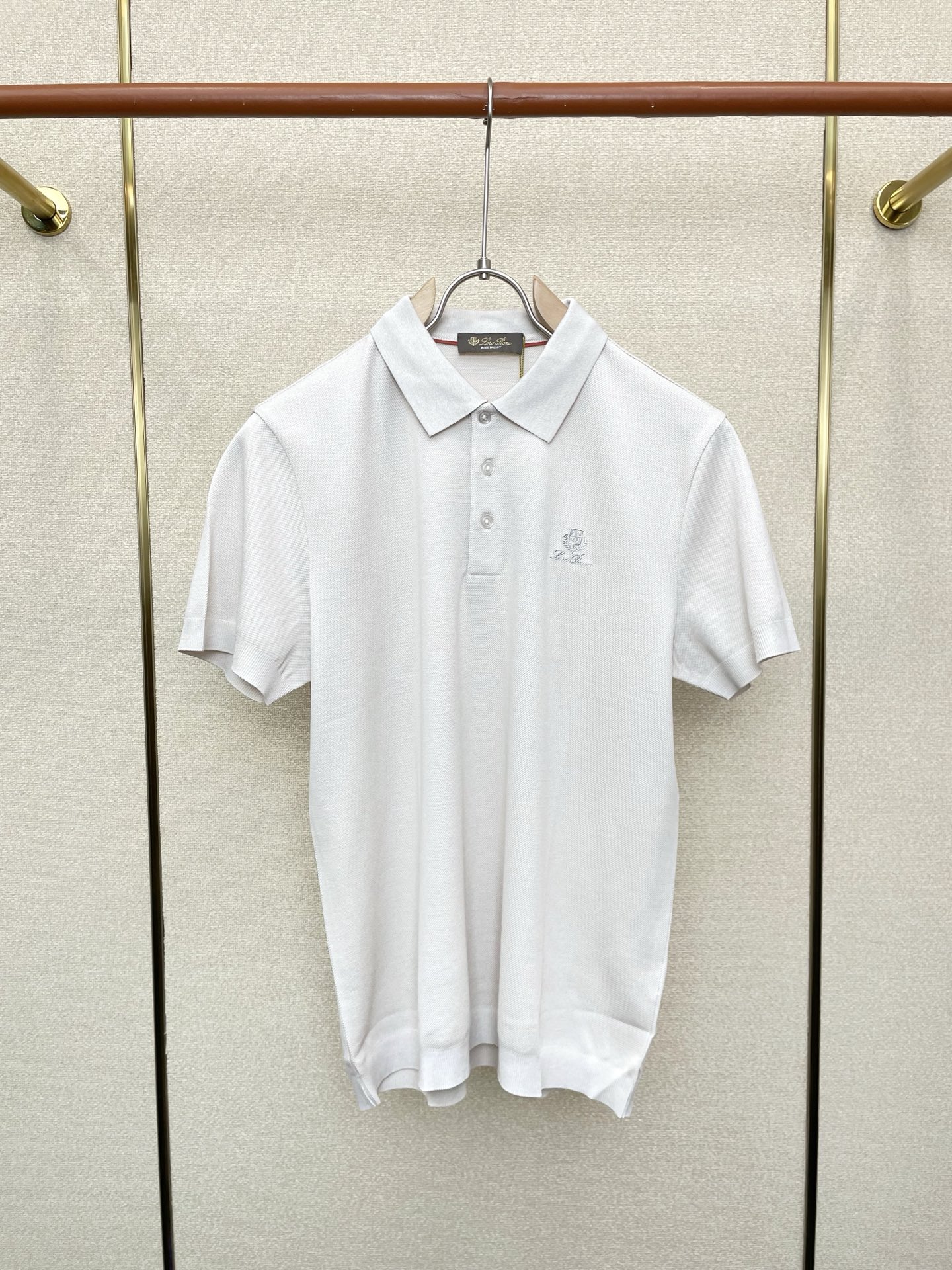 支持跨年售后！。lp🆕-Loro Piana诺悠翩雅💥独家专供新款原单男士休闲短袖 高端定制 高端版本 