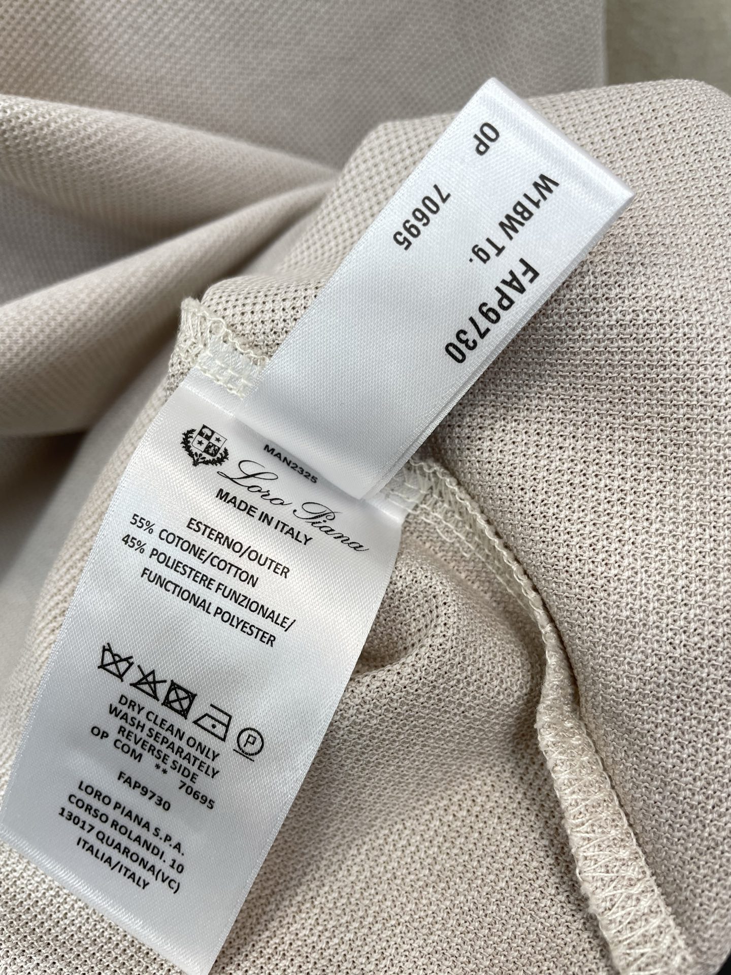 支持跨年售后！。lp🆕-Loro Piana诺悠翩雅💥独家专供新款原单男士休闲短袖 高端定制 高端版本 