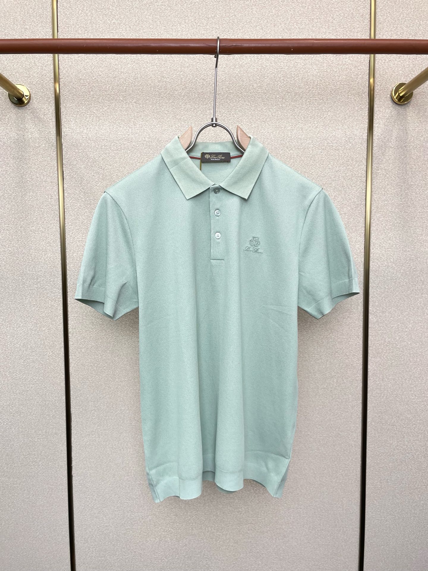 支持跨年售后！。lp🆕-Loro Piana诺悠翩雅💥独家专供新款原单男士休闲短袖 高端定制 高端版本 