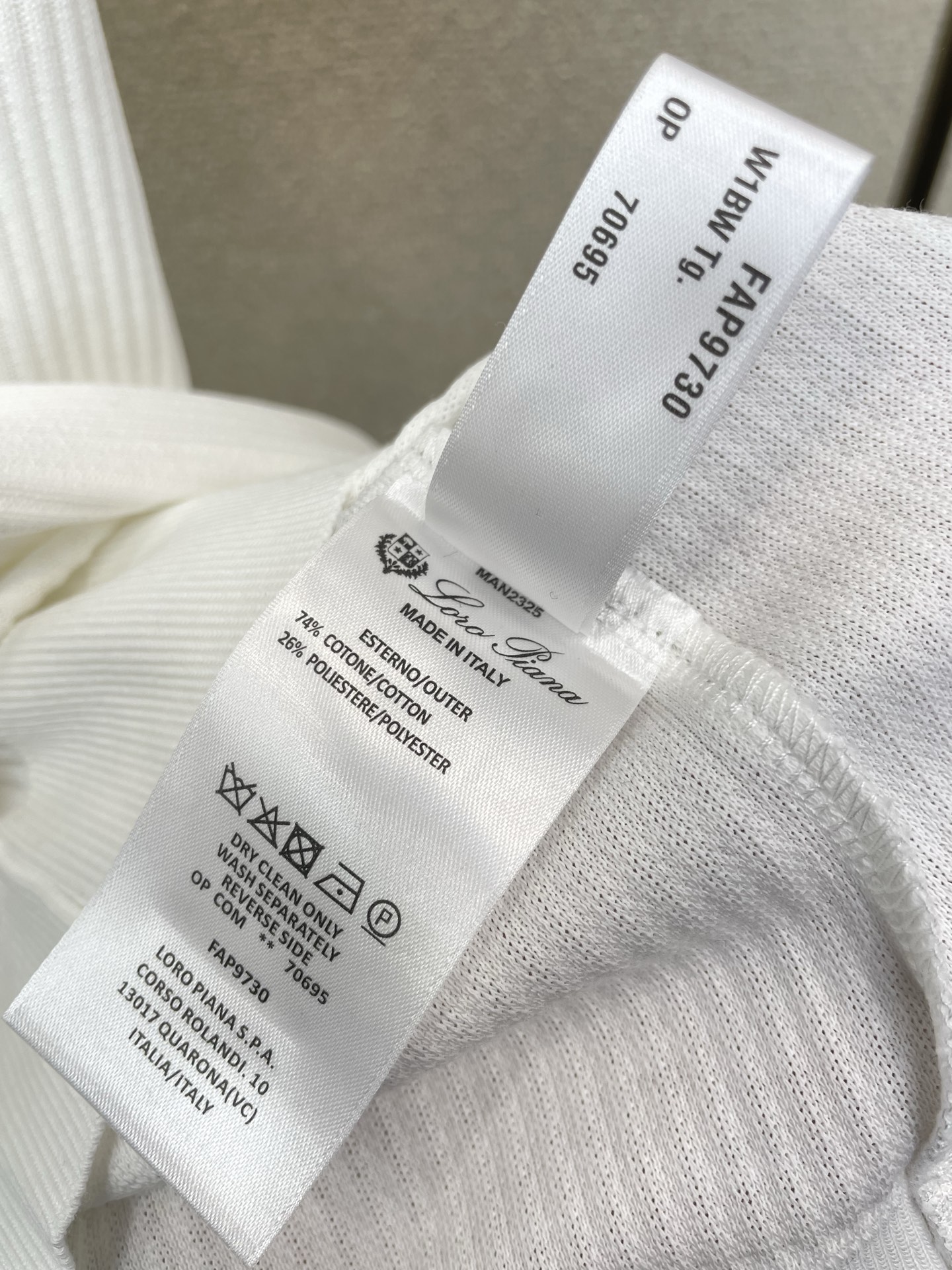 支持跨年售后！。lp🆕-Loro Piana诺悠翩雅💥独家专供新款原单男士休闲短袖 高端定制 高端版本 