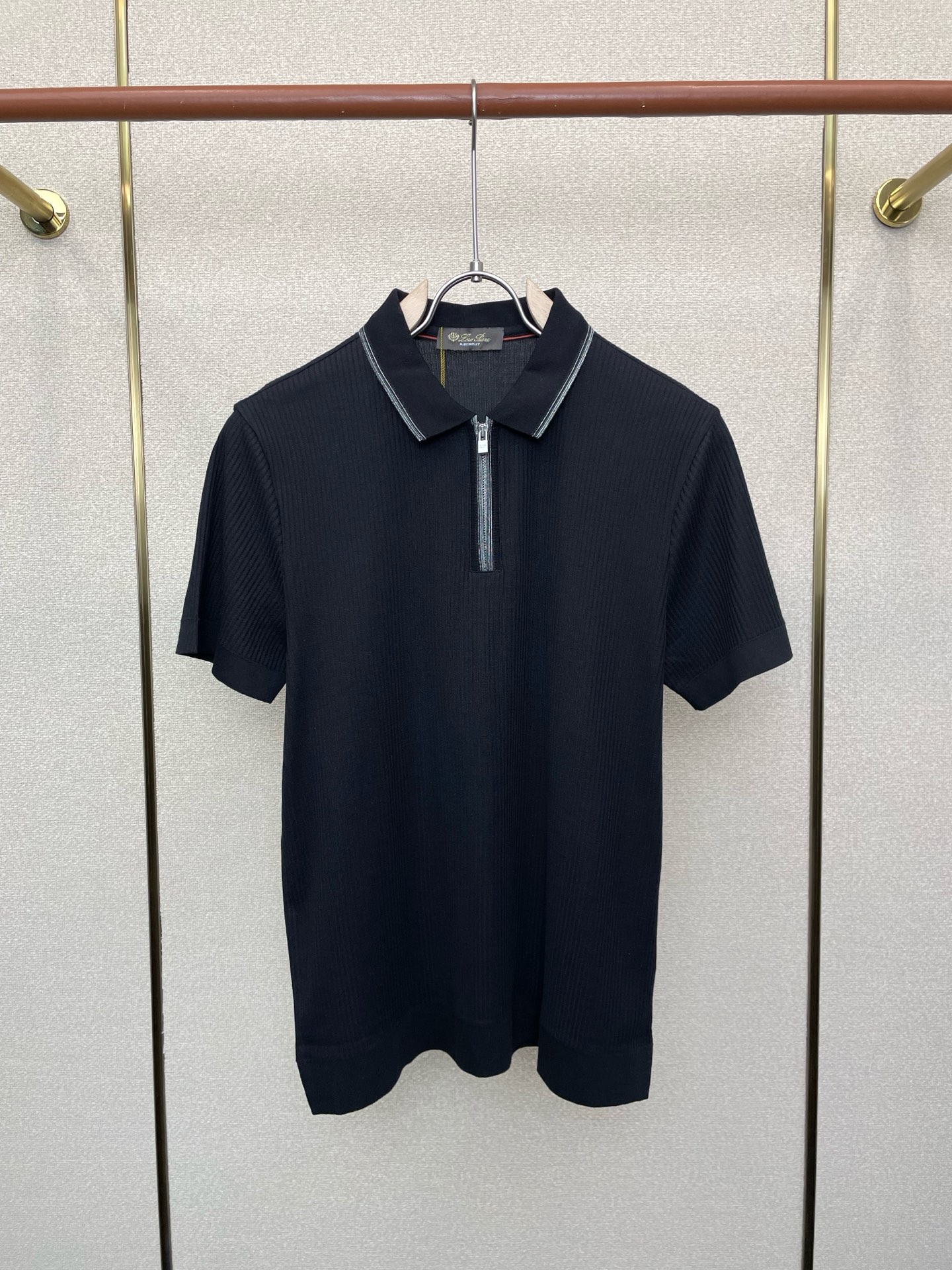 支持跨年售后！。lp🆕-Loro Piana诺悠翩雅💥独家专供新款原单男士休闲短袖 高端定制 高端版本 