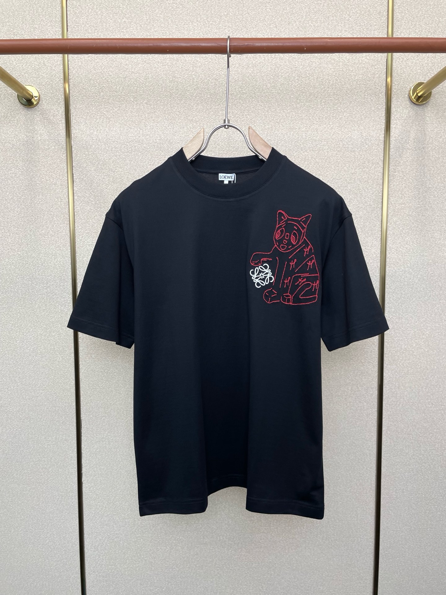 支持跨年售后！。LOEWE罗意威💥独家专供新款原单男士休闲短袖 高端定制 高端版本 时尚百搭爆款⚠️⚠️