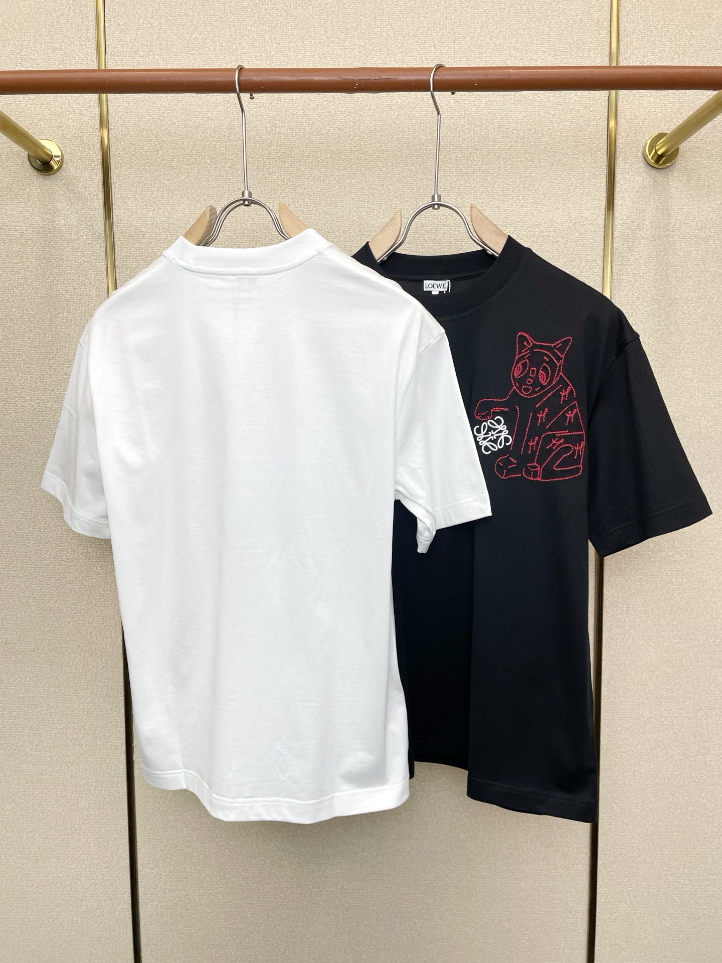 支持跨年售后！。LOEWE罗意威💥独家专供新款原单男士休闲短袖 高端定制 高端版本 时尚百搭爆款⚠️⚠️