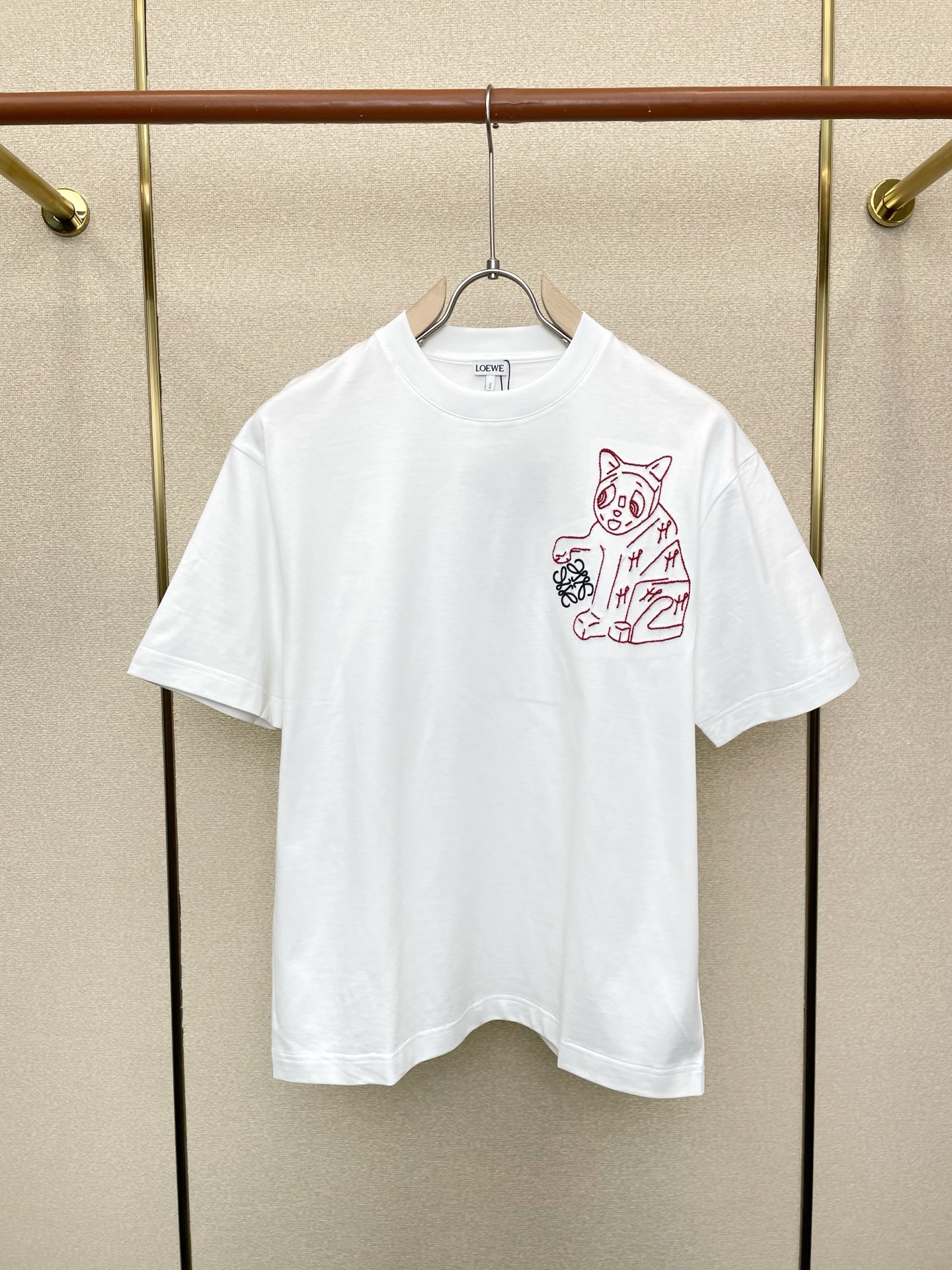 支持跨年售后！。LOEWE罗意威💥独家专供新款原单男士休闲短袖 高端定制 高端版本 时尚百搭爆款⚠️⚠️