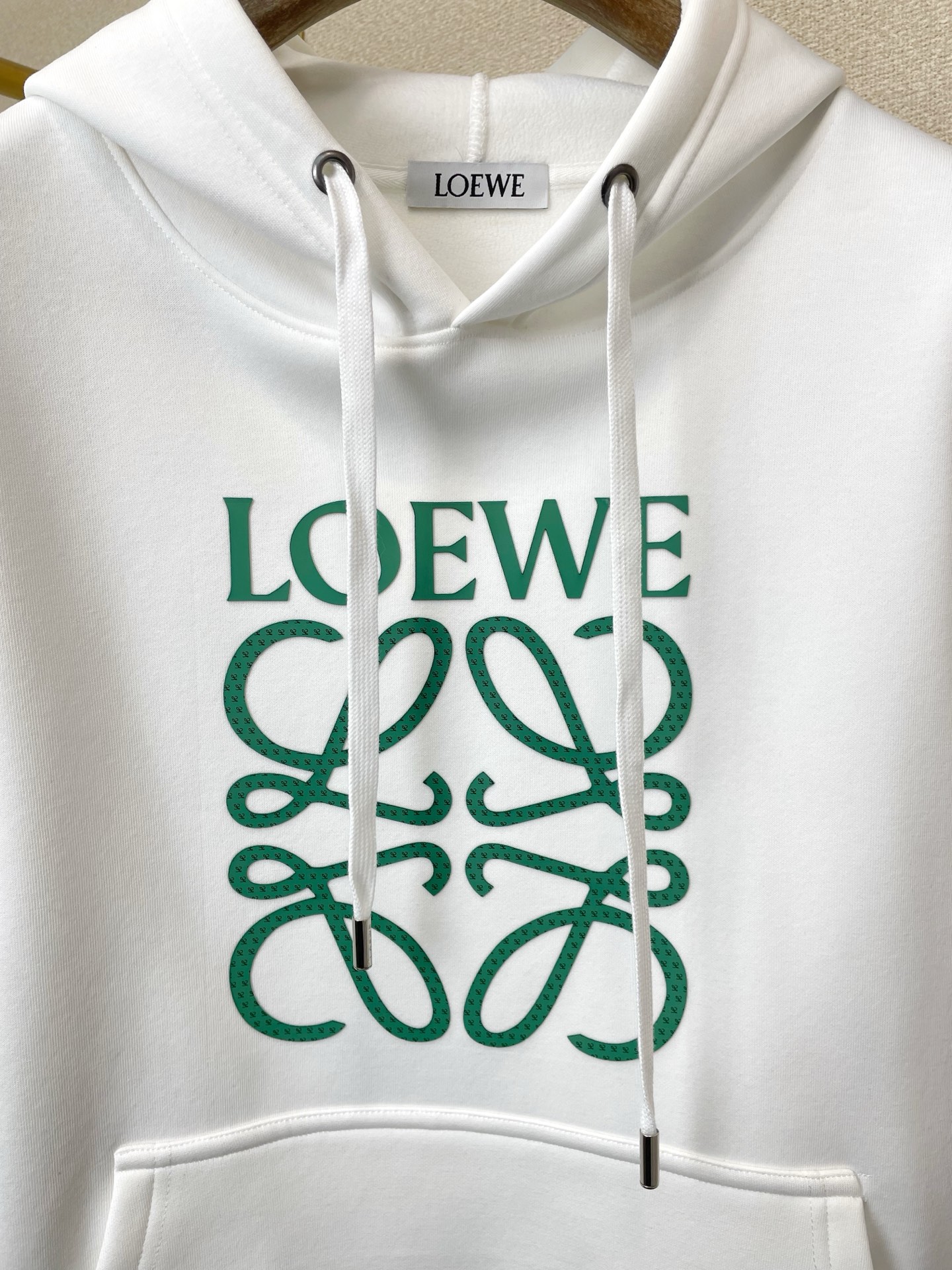 支持跨年售后！。LOEWE罗意威💥独家专供新款原单男士休闲连帽加绒卫衣 高端定制 高端版本 时尚百搭爆款