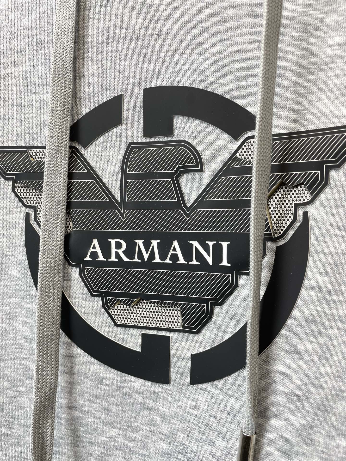 支持跨年售后！。ARMANI阿玛尼💥独家专供新款原单男士休闲连帽加绒卫衣 高端定制 高端版本 时尚百搭爆