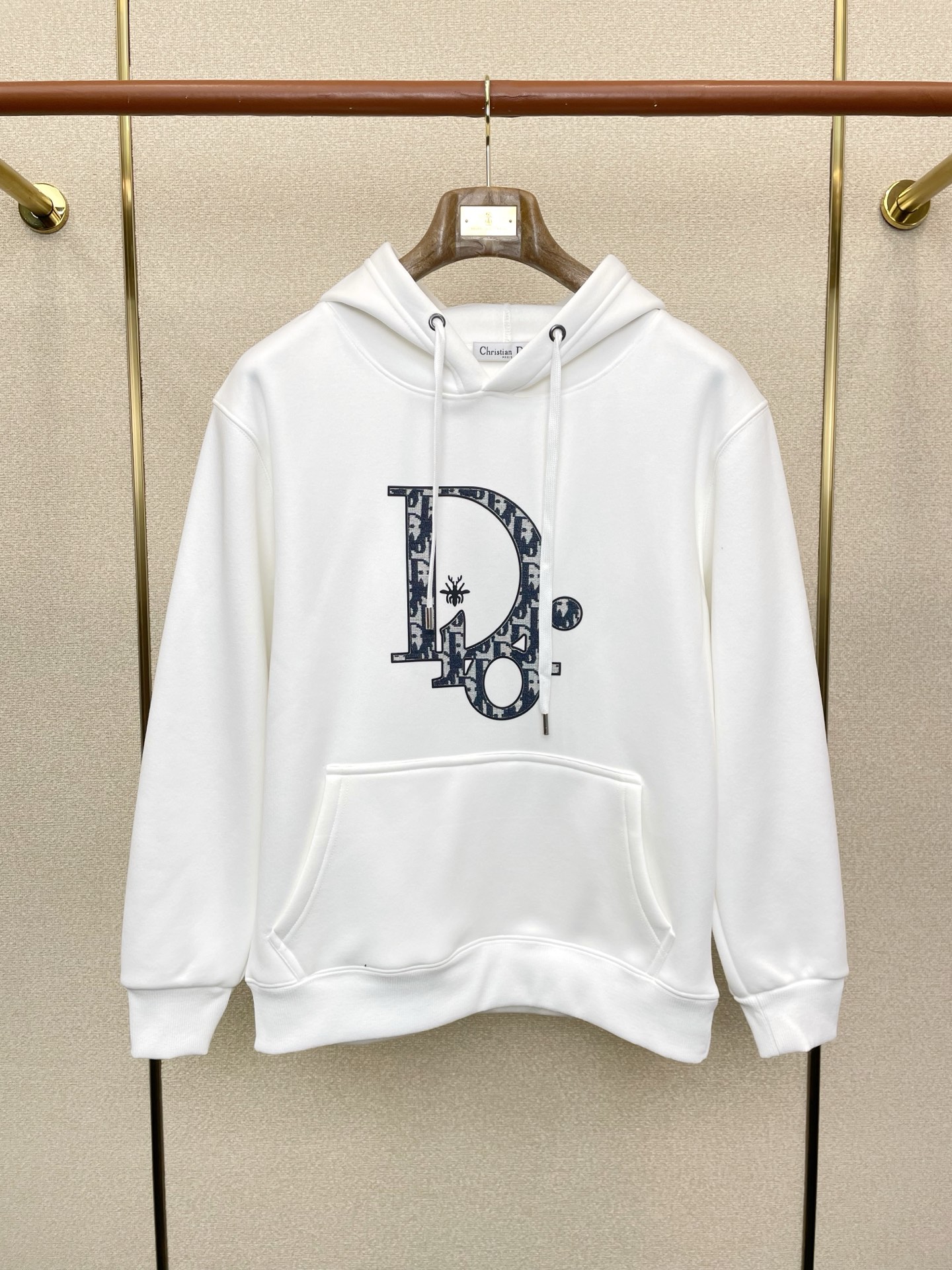 支持跨年售后！。Dior迪奥💥独家专供新款原单男士休闲连帽加绒卫衣 高端定制 高端版本 时尚百搭爆款⚠️