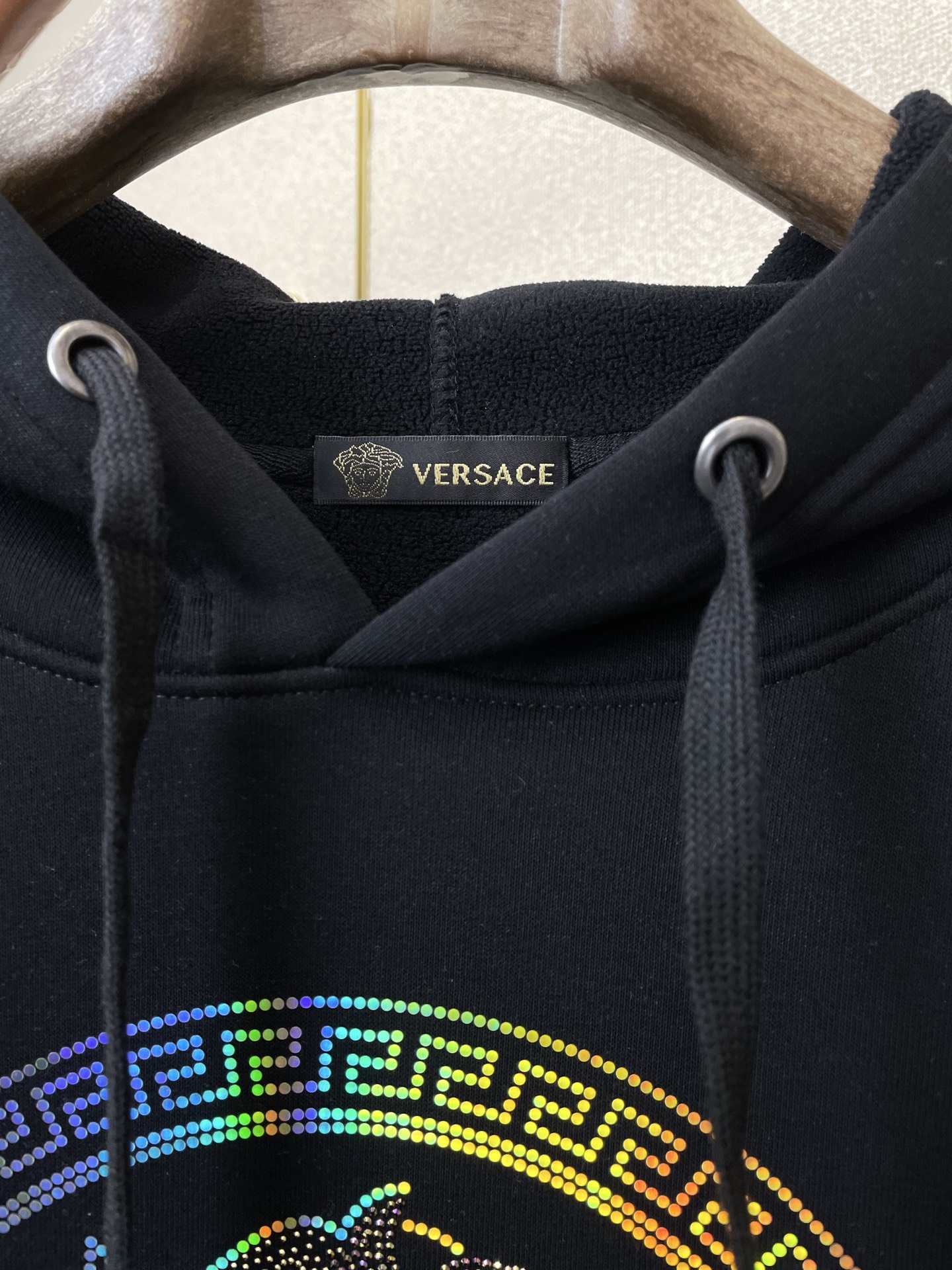 支持跨年售后！。VERSACE范思哲💥独家专供新款原单男士休闲连帽加绒卫衣 高端定制 高端版本 时尚百搭