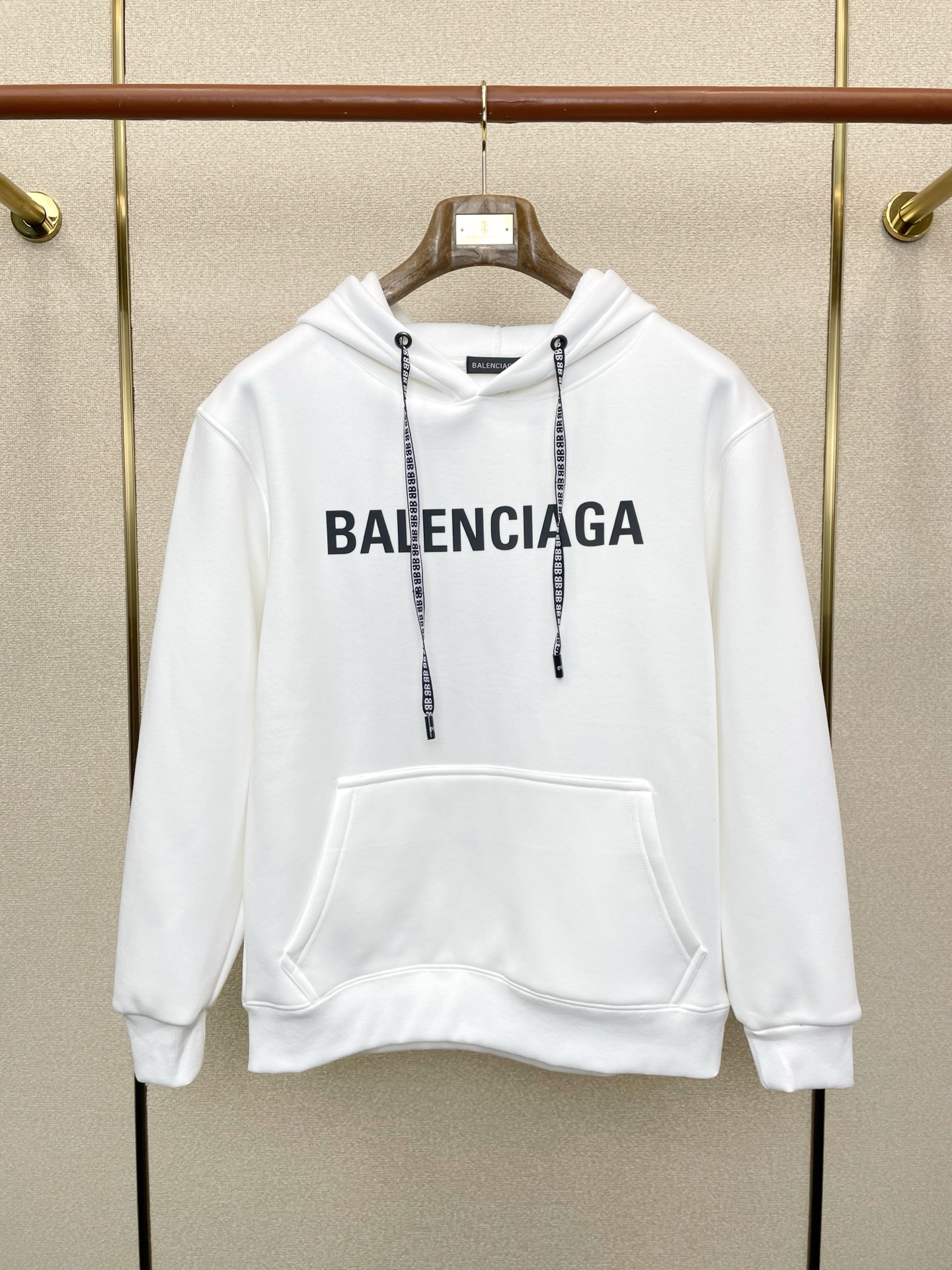 支持跨年售后！。BALENCIAGA巴黎世家💥独家专供新款原单男士休闲连帽加绒卫衣 高端定制 高端版本 