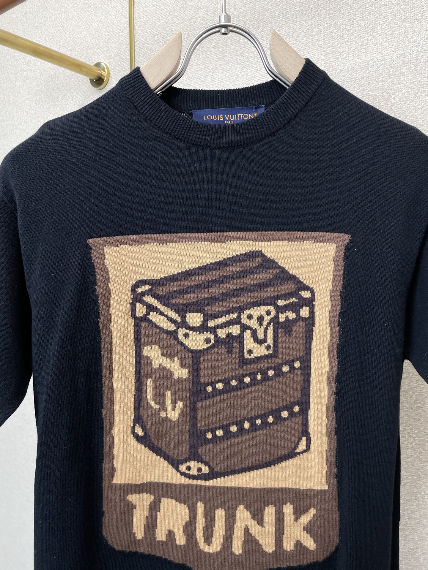 。Louis Vuitton路易威登💥独家专供新款原单男士休闲针织短袖 高端定制 高端版本 时尚百搭爆款