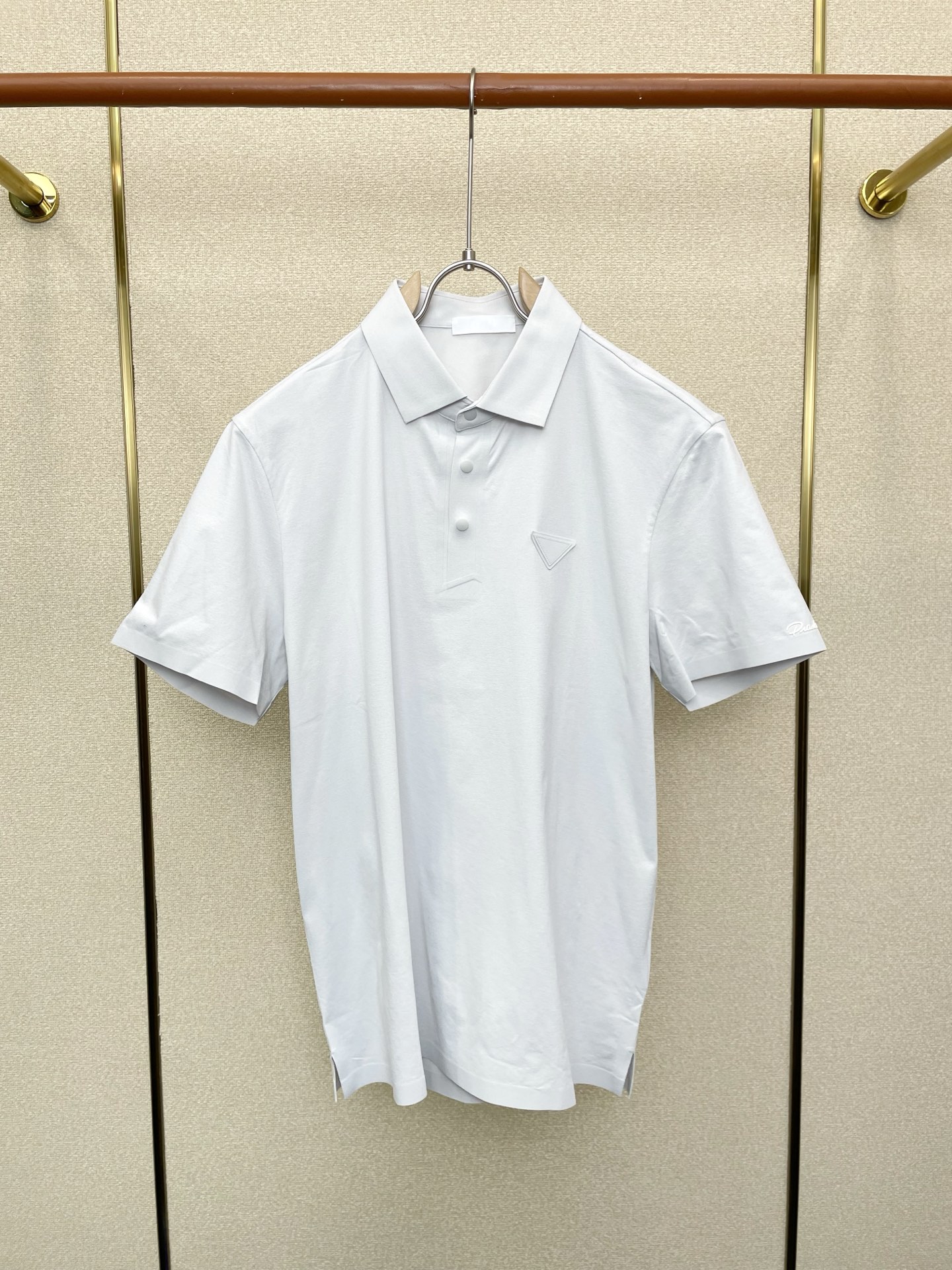 支持跨年售后！。Prada普拉达💥独家专供新款原单男士休闲短袖 高端定制 高版本 时尚百搭爆款⚠️⚠️✨