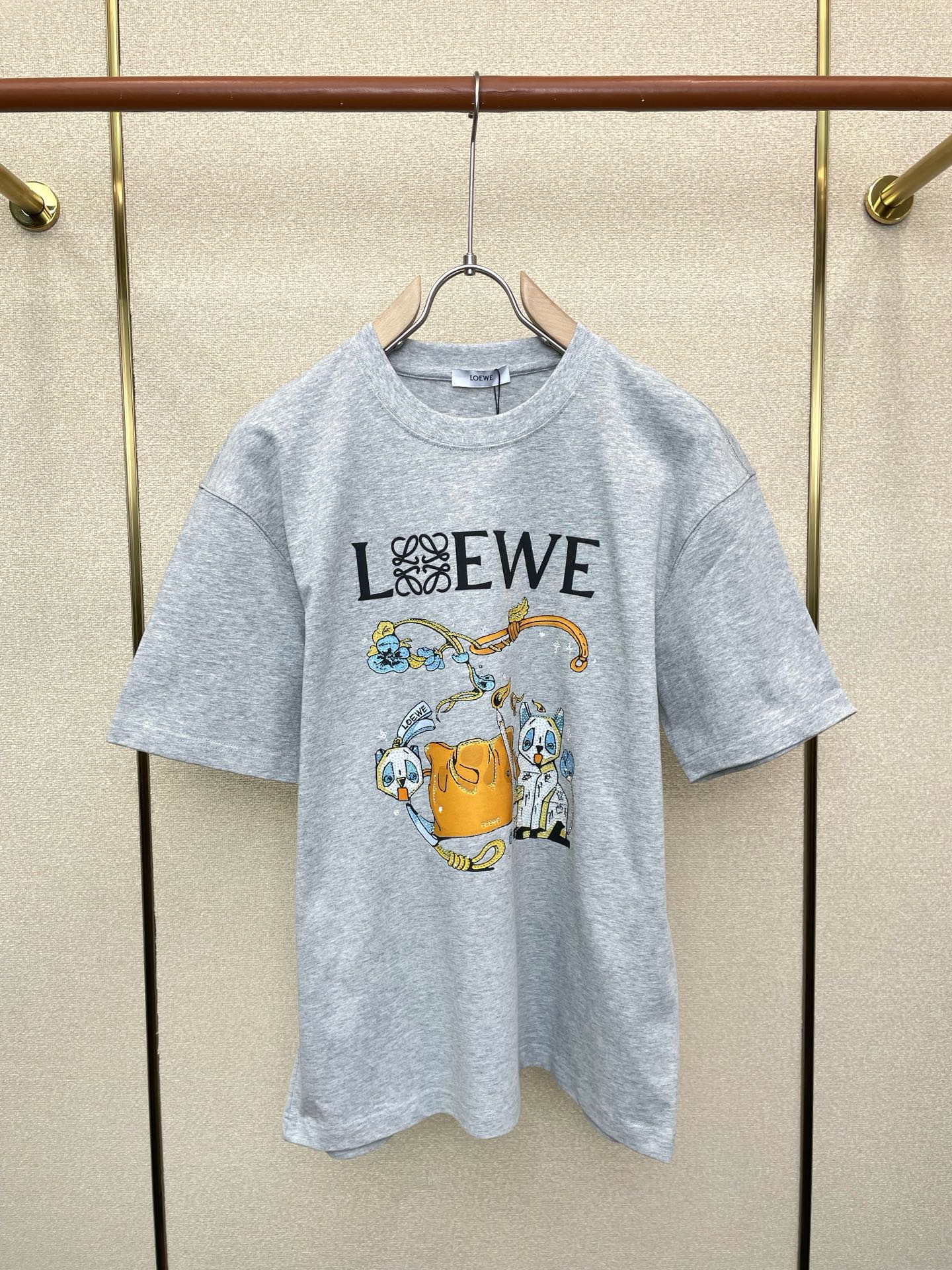 支持跨年售后！。LOEWE罗意威💥独家专供新款原单男士休闲短袖 高端定制 高端版本 时尚百搭爆款⚠️⚠️