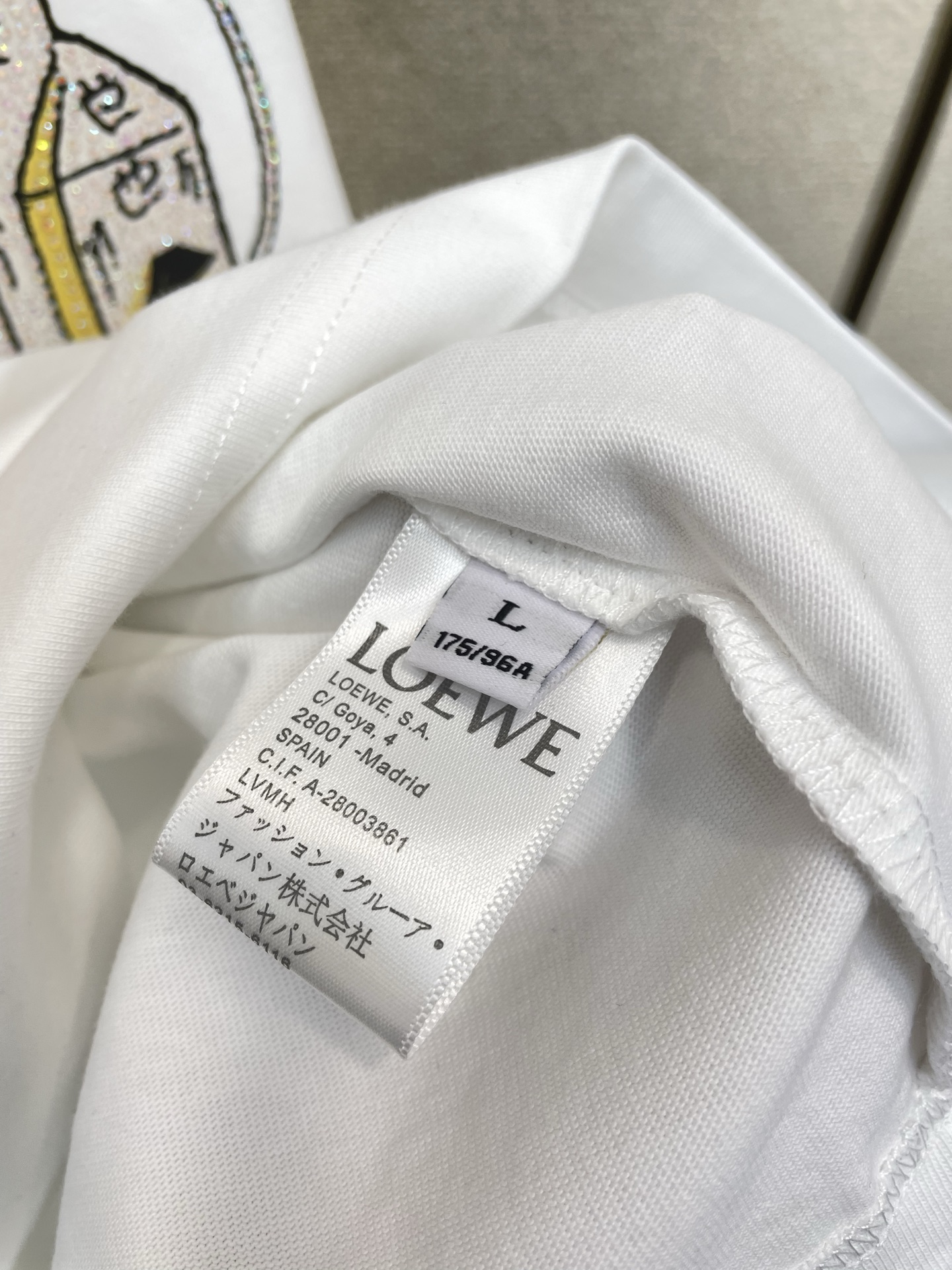 支持跨年售后！。LOEWE罗意威💥独家专供新款原单男士休闲短袖 高端定制 高端版本 时尚百搭爆款⚠️⚠️