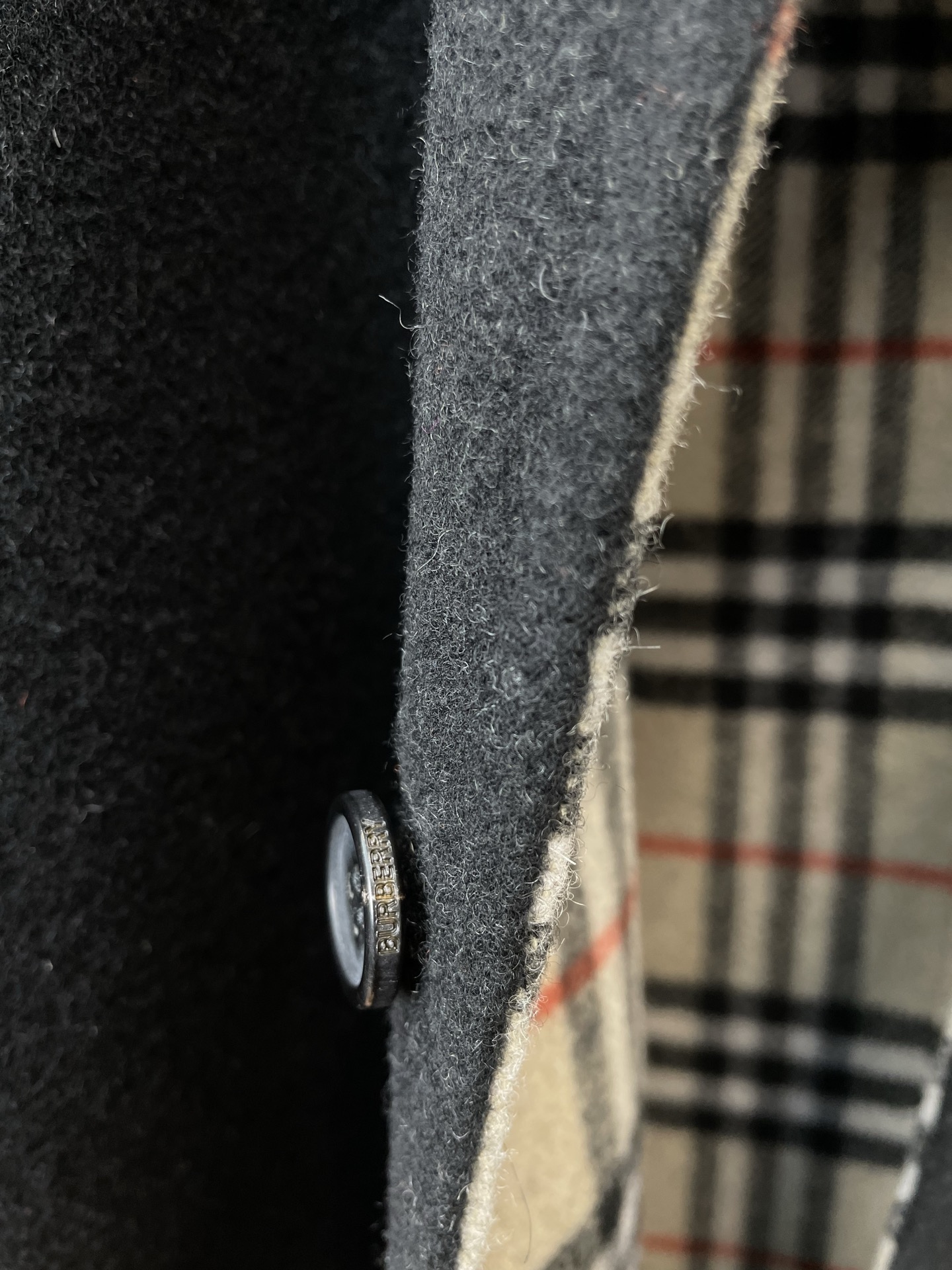 。Burberry巴宝莉💥独家专供新款原单男士休闲呢大衣 羊毛单排扣呢大衣 高端定制 高端版本 时尚百搭