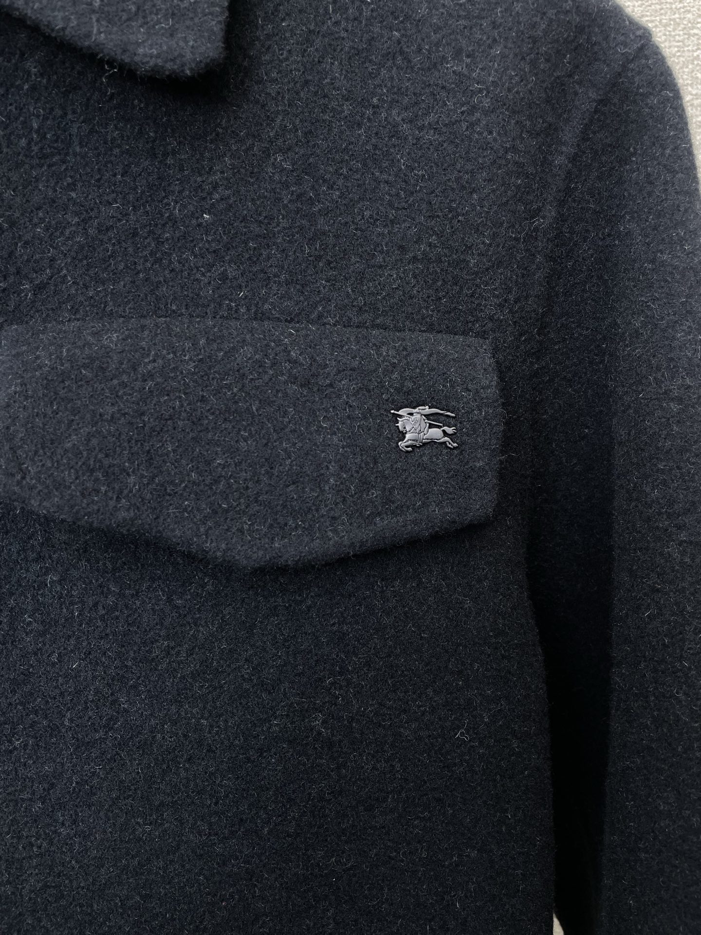 。Burberry巴宝莉💥独家专供新款原单男士休闲呢大衣 羊毛单排扣呢大衣 高端定制 高端版本 时尚百搭