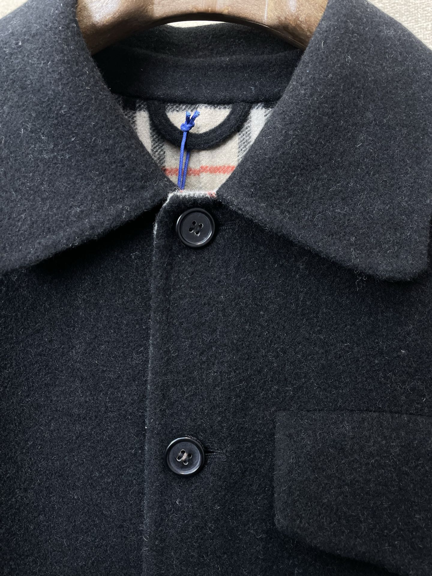 。Burberry巴宝莉💥独家专供新款原单男士休闲呢大衣 羊毛单排扣呢大衣 高端定制 高端版本 时尚百搭