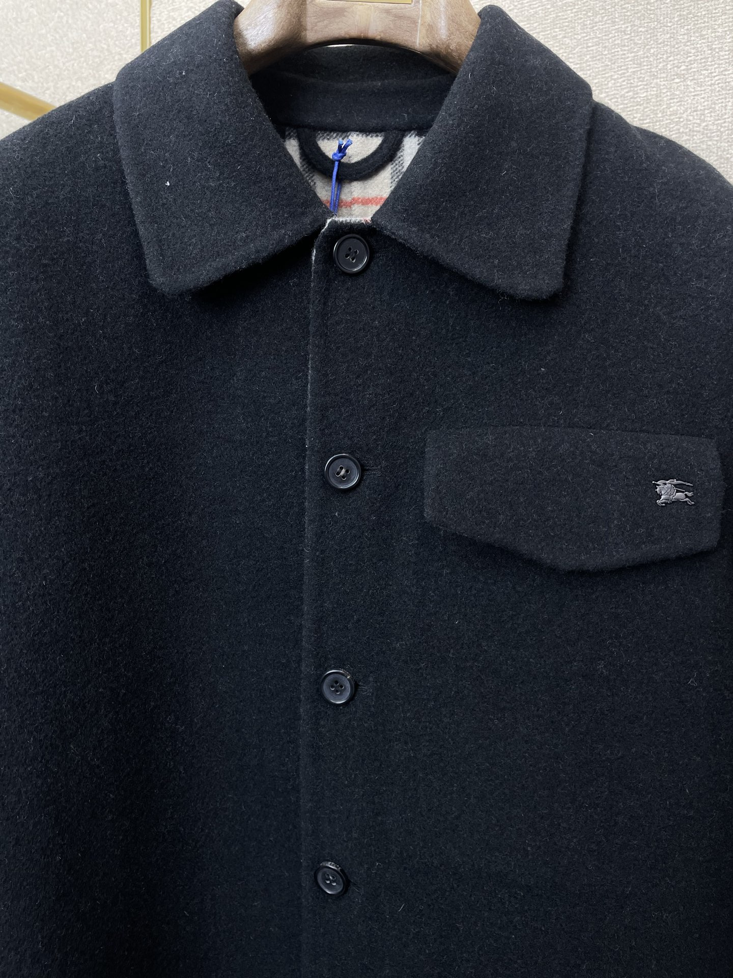 。Burberry巴宝莉💥独家专供新款原单男士休闲呢大衣 羊毛单排扣呢大衣 高端定制 高端版本 时尚百搭