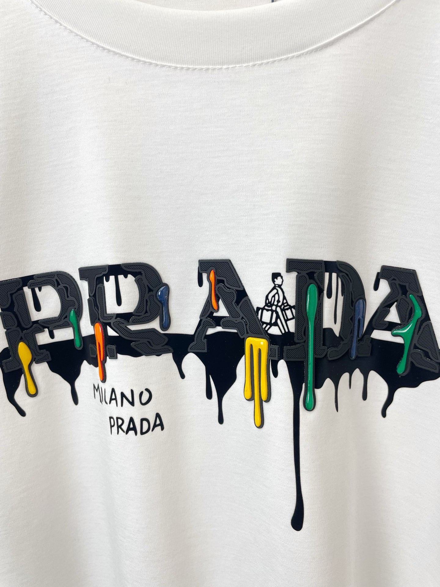 。Prada普拉达💥砸锅卖铁都要上的新款新款原单男士休闲短袖 高端定制 高端版本 时尚百搭爆款⚠️⚠️✨