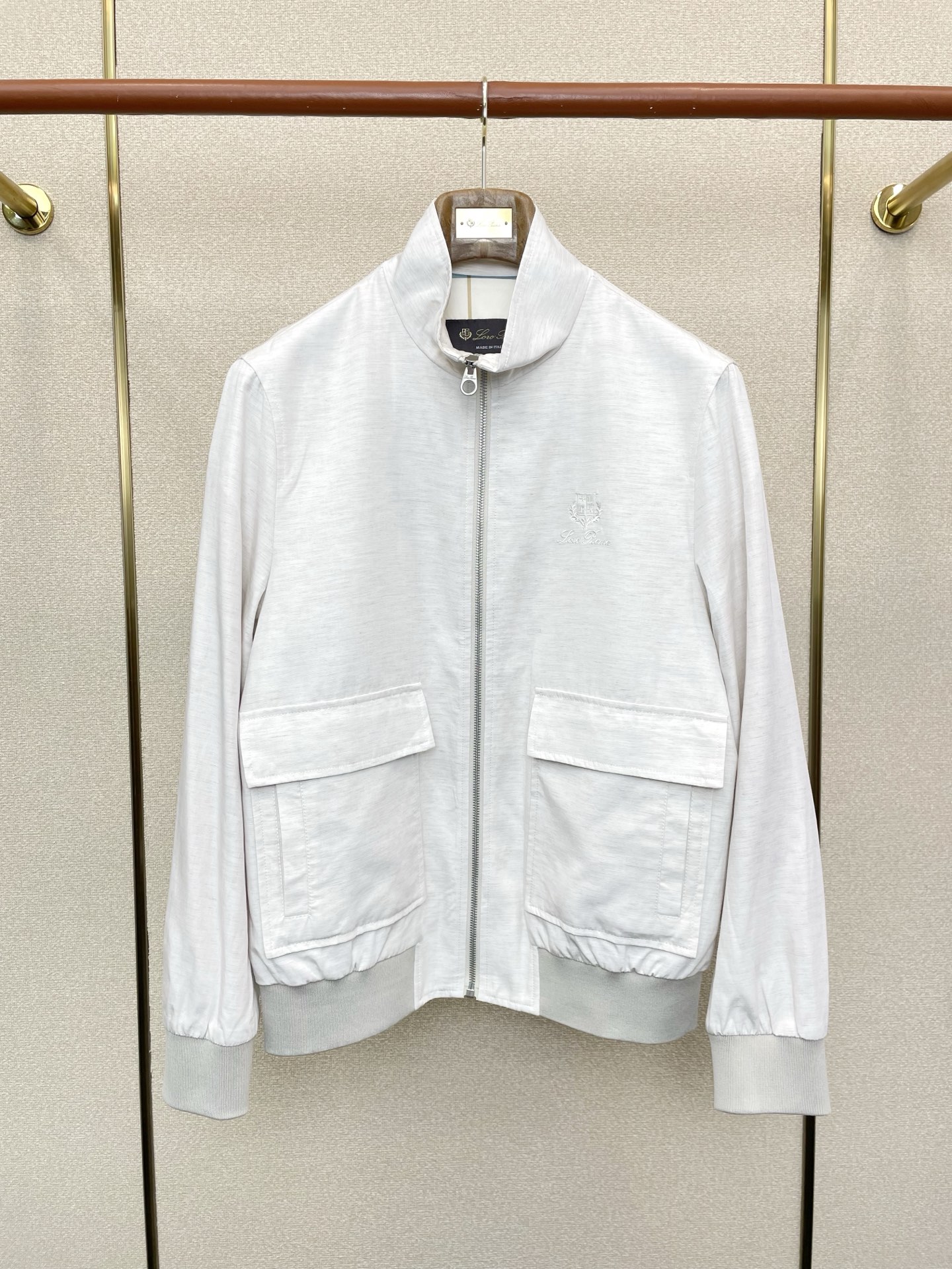 。Loro Piana-Loro Piana诺悠翩雅💥砸锅卖铁都要上的新款新款原单男士休闲立领夹克外套 