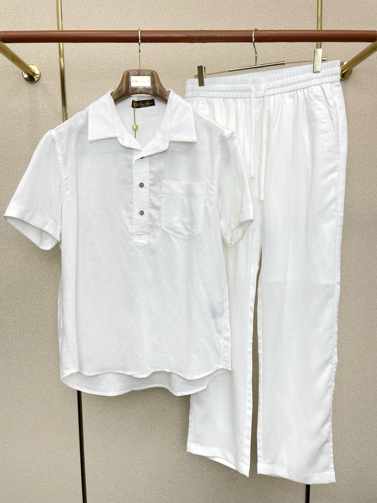 /套。Loro Piana-Loro Piana诺悠翩雅💥砸锅卖铁都要上的新款新款专柜同款短袖套装，高级