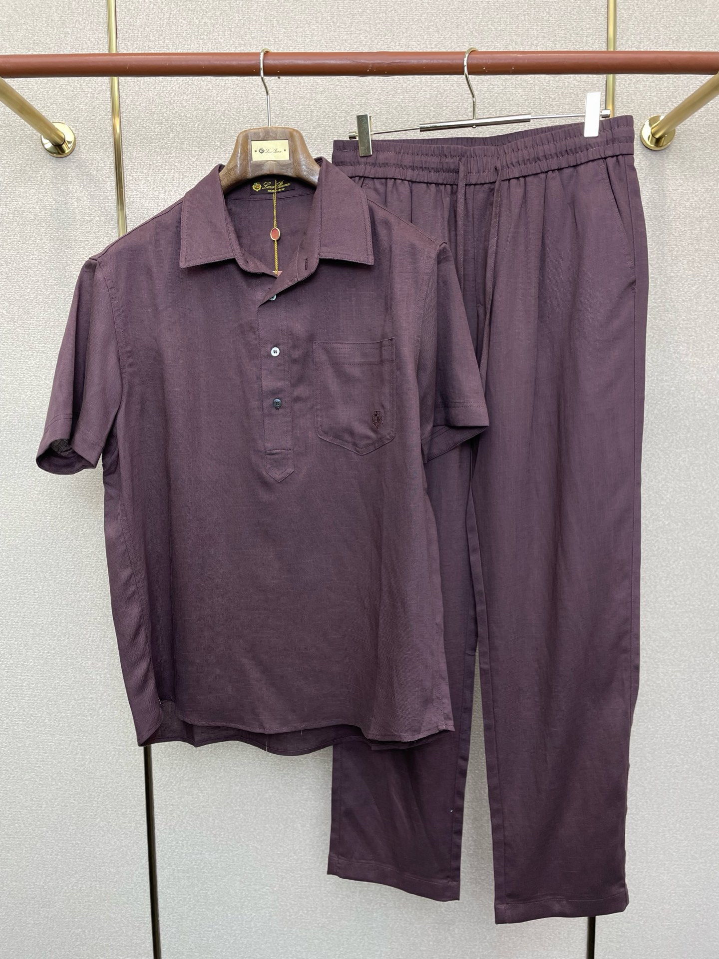 /套。Loro Piana-Loro Piana诺悠翩雅💥砸锅卖铁都要上的新款新款专柜同款短袖套装，高级